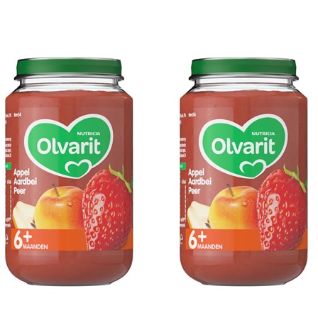 Olvarit Fruit-Appel-Aardbei 6+ Olvarit Fruit-Appel-Aardbei 6+