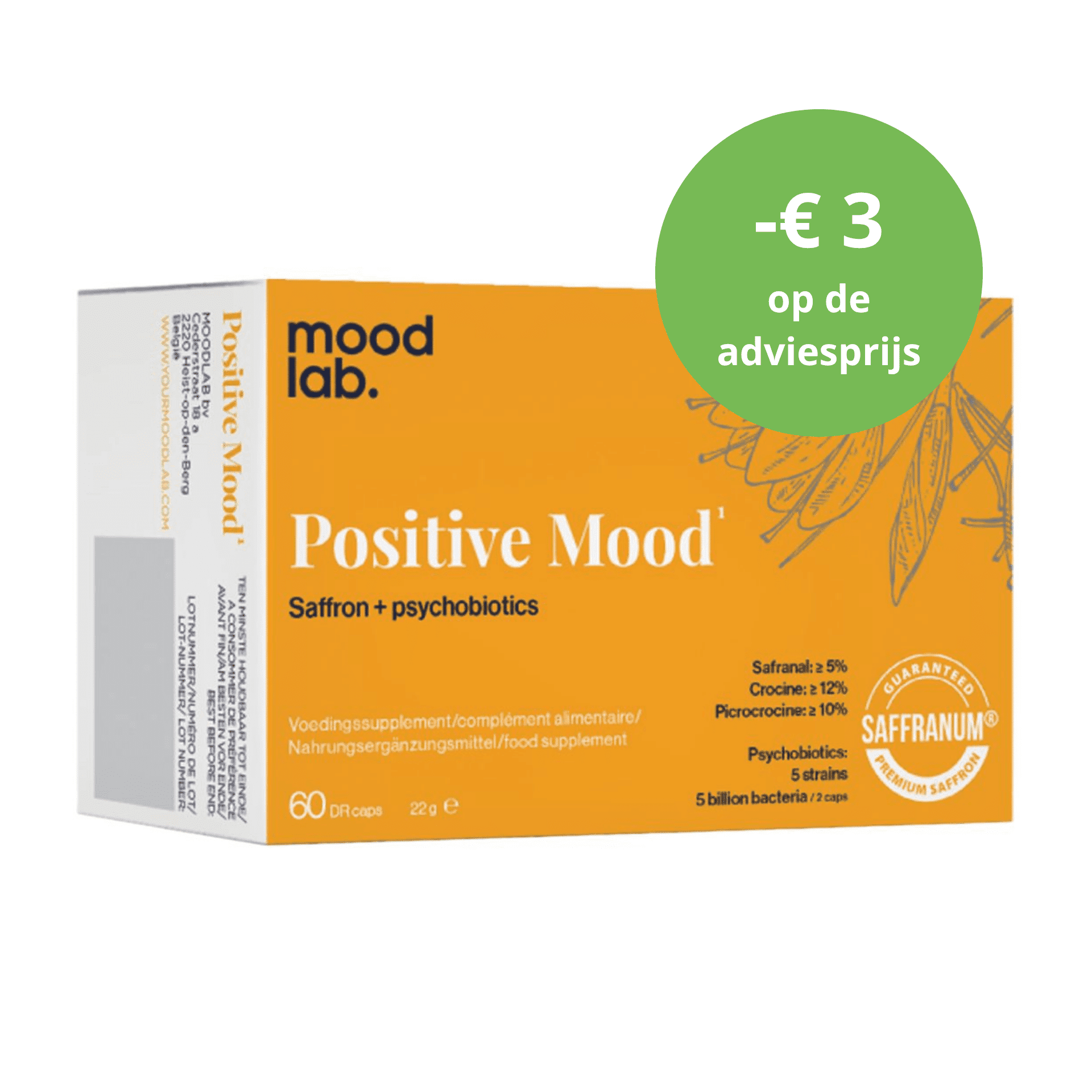 Positive Mood Caps Gastro Resistants 60 Promo-3€