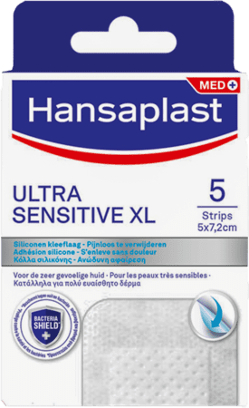 Hansaplast Pleisters Sensitive XL 5 stuks - Online bestellen Optiphar