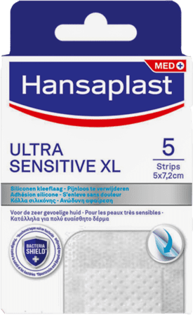 Hansaplast Pleisters Ultra Sensitive XL Hansaplast Pleisters Ultra Sensitive XL