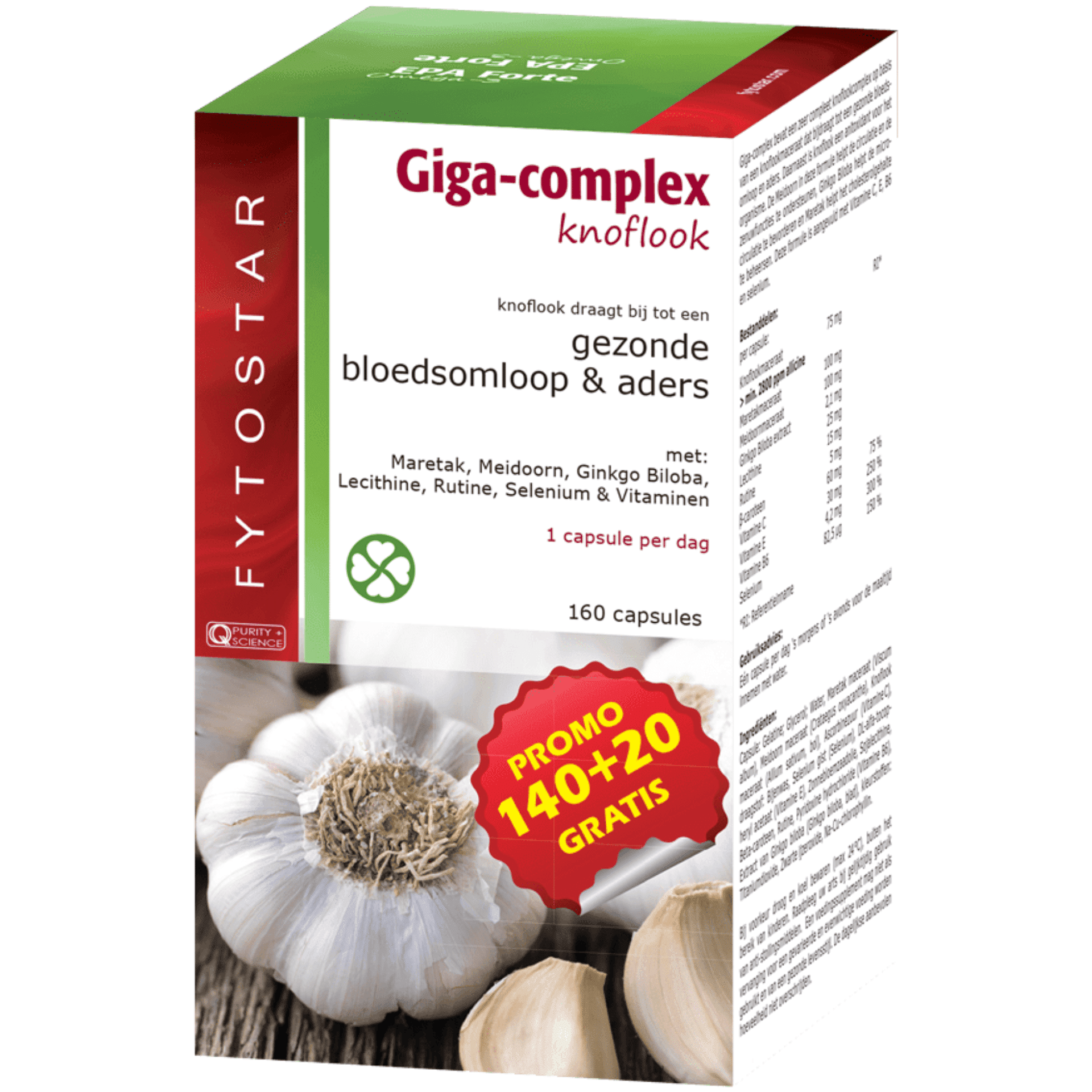 Fytostar Giga-Complex Look 160 capsules Fytostar Giga-Complex Look 160 capsules