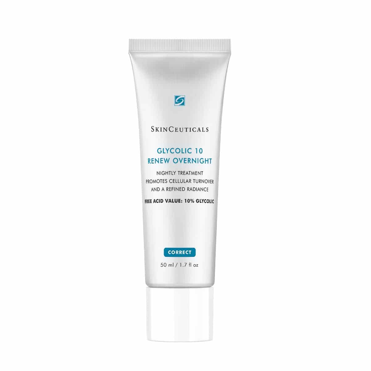 Skinceuticals Glycolic 10 Renew Overnight - Crème de nuit pour une peau éclatante Skinceuticals Glycolic 10 Renew Overnight - Crème de nuit pour une peau éclatante