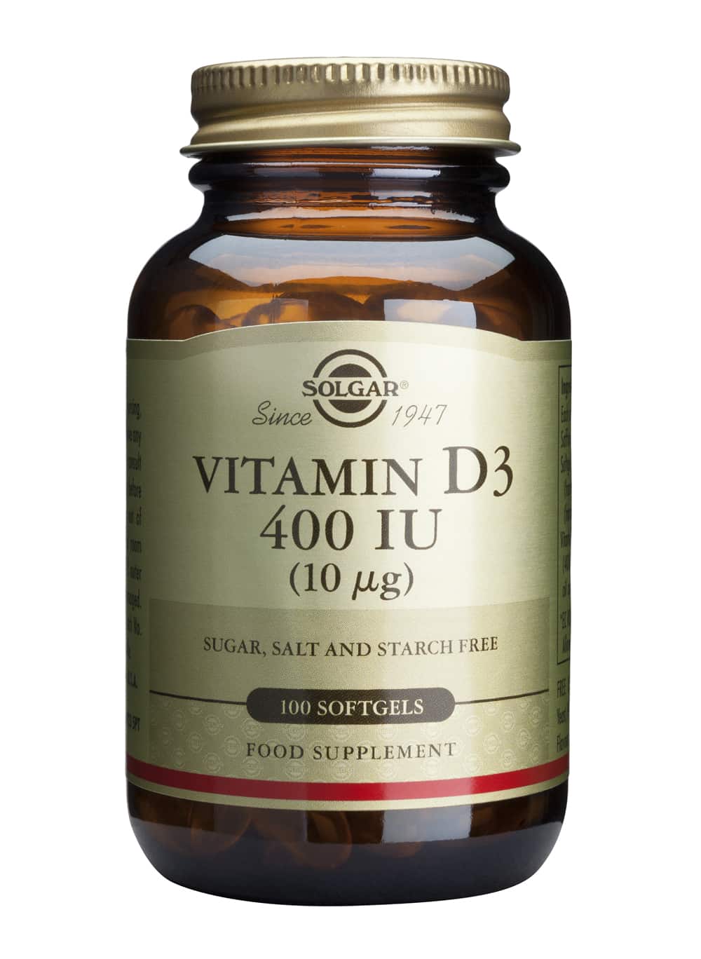 Solgar Vitamin D-3 10 Âµg/400 IU