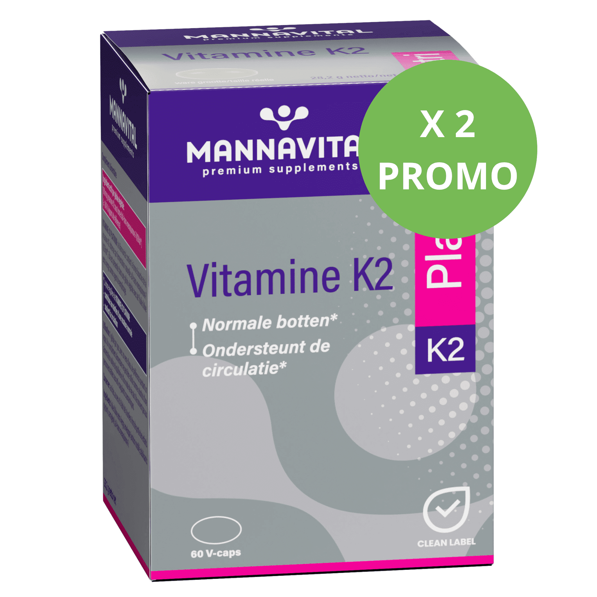 Mannavital Platinum Vitamine K2