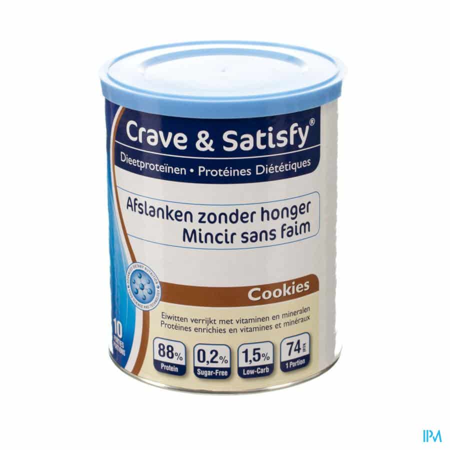 Crave & Satisfy Dieetproteïnen Cookies Crave & Satisfy Dieetproteïnen Cookies