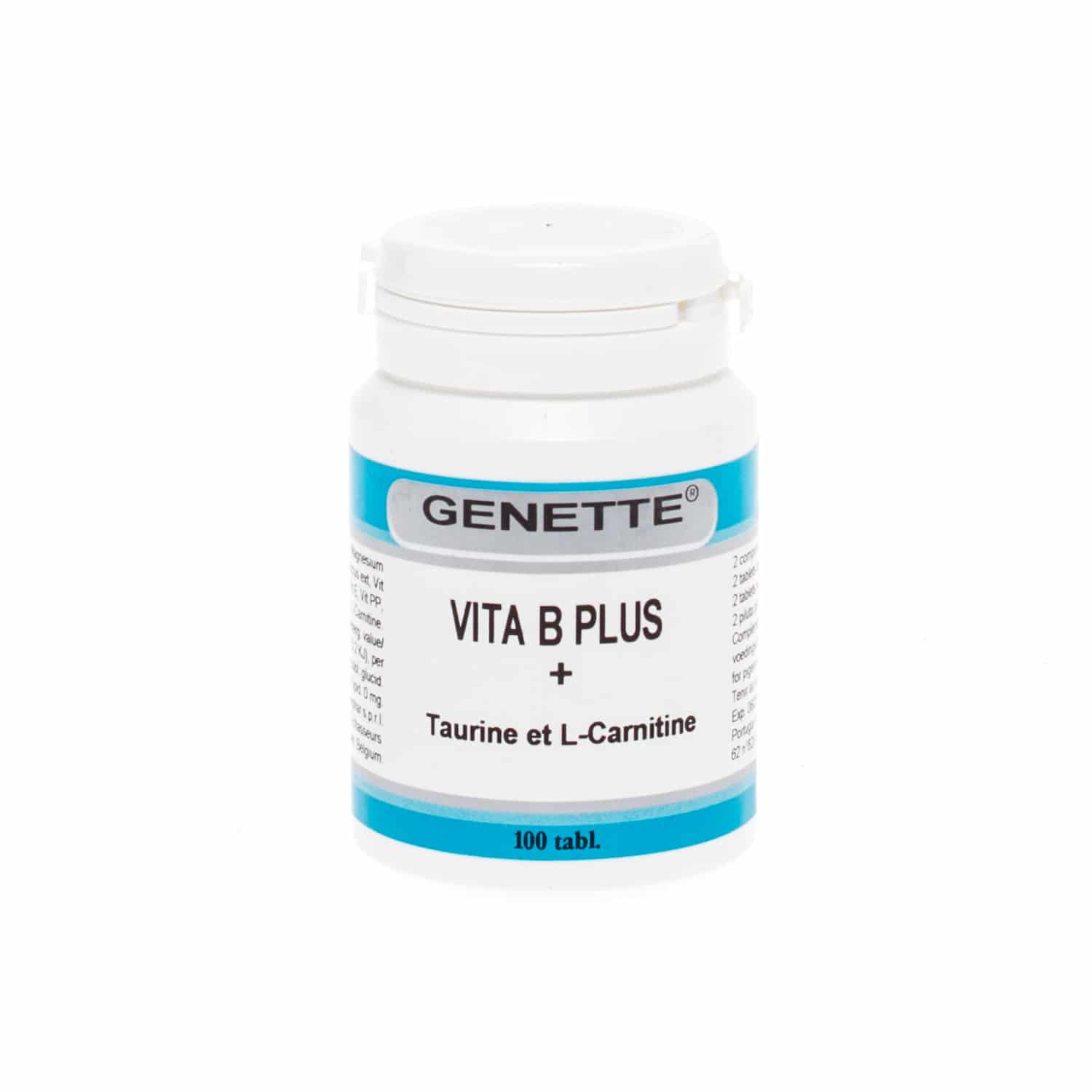 Genette Vita B Plus + Taurine + Carnitine Genette Vita B Plus + Taurine + Carnitine