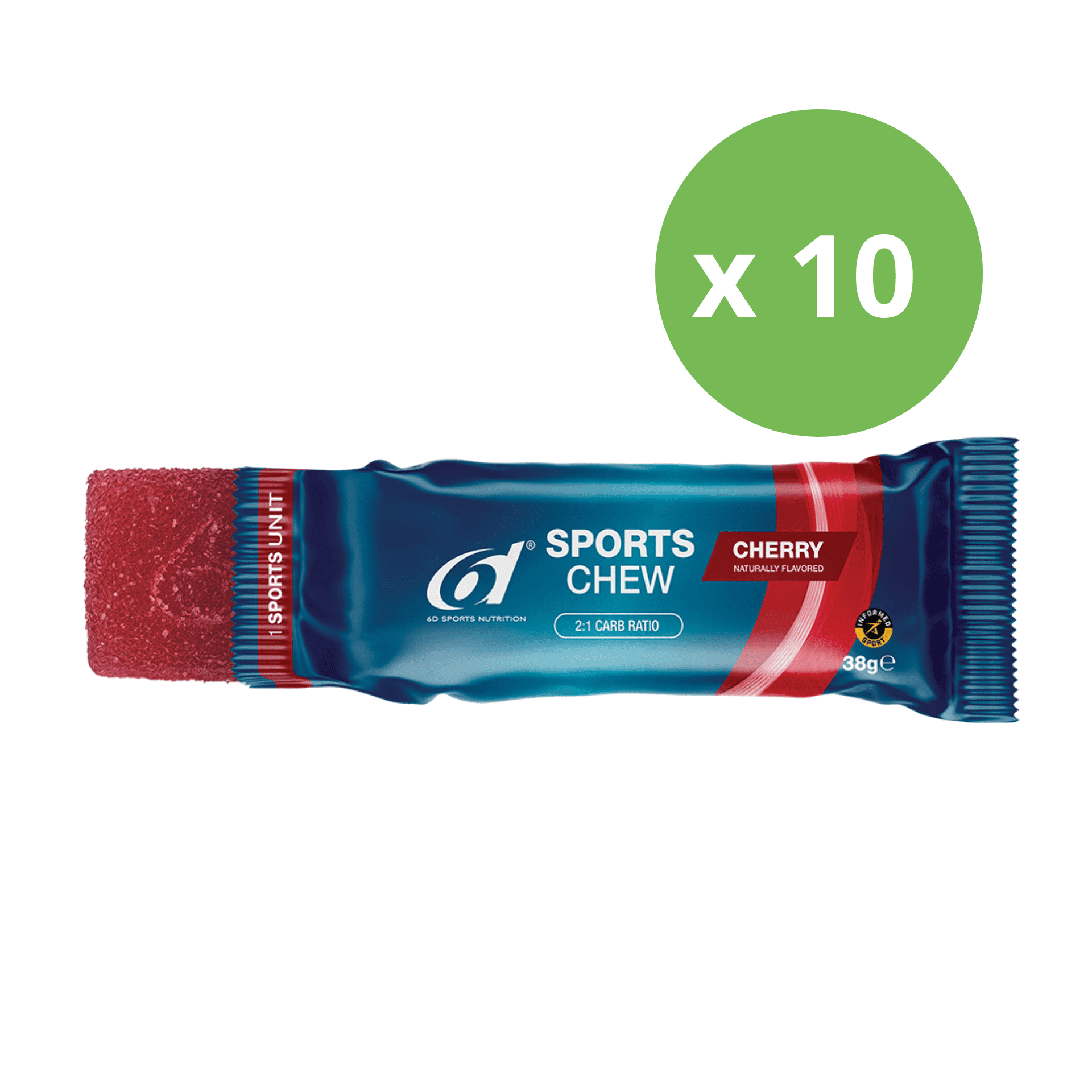 6d Sports Chew 10 x 38 g