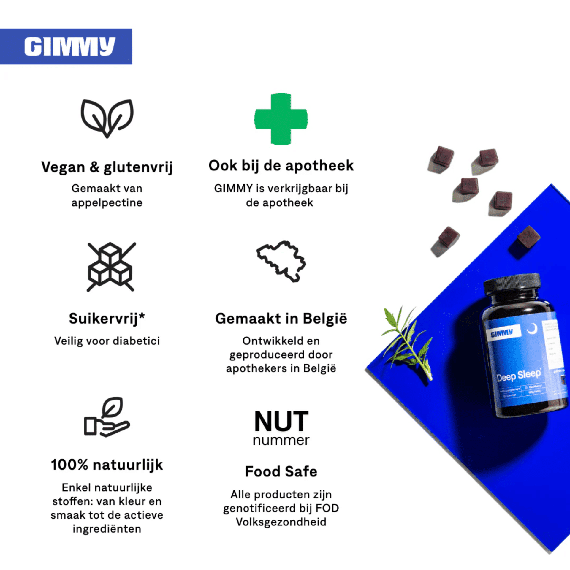 Gimmy Deep Sleep Gommes 60 Gimmy Deep Sleep Gommes 60