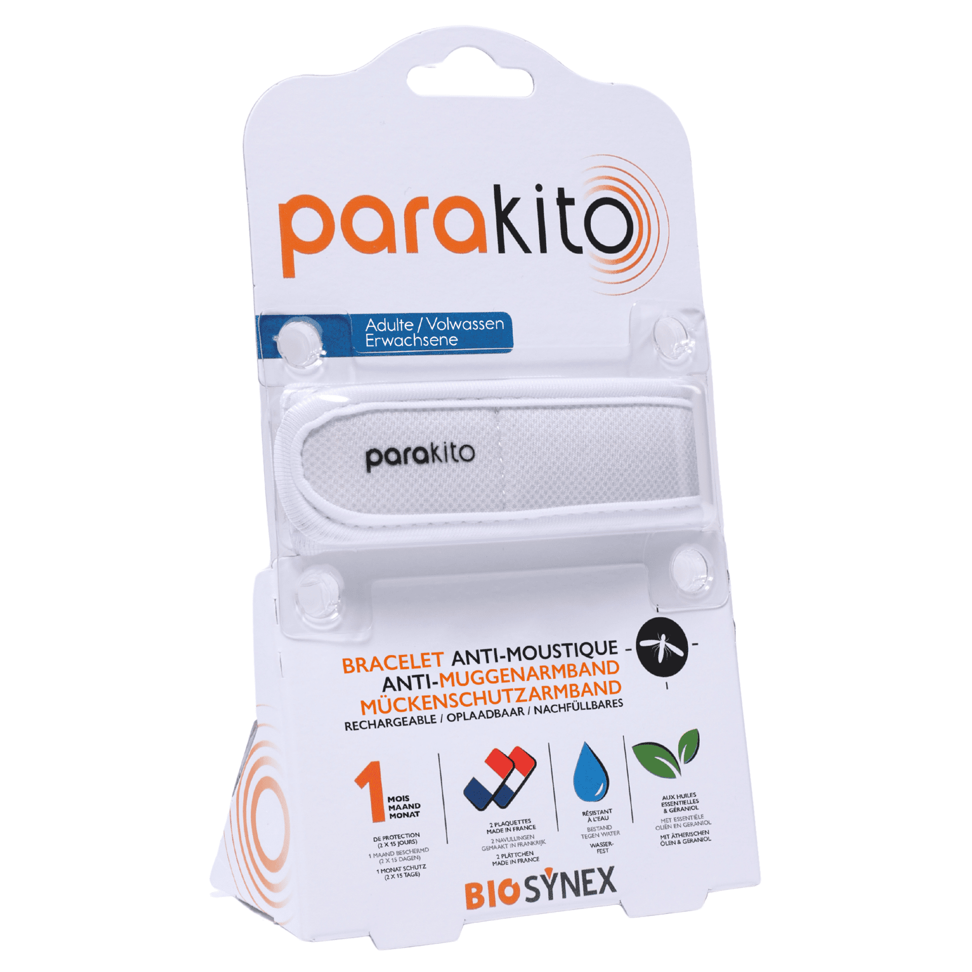 Parakito Volwassenen Anti-Muggenarmband
