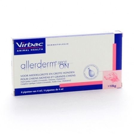 Virbac Allerderm Spot-on Pipet >10 kg Virbac Allerderm Spot-on Pipet >10 kg