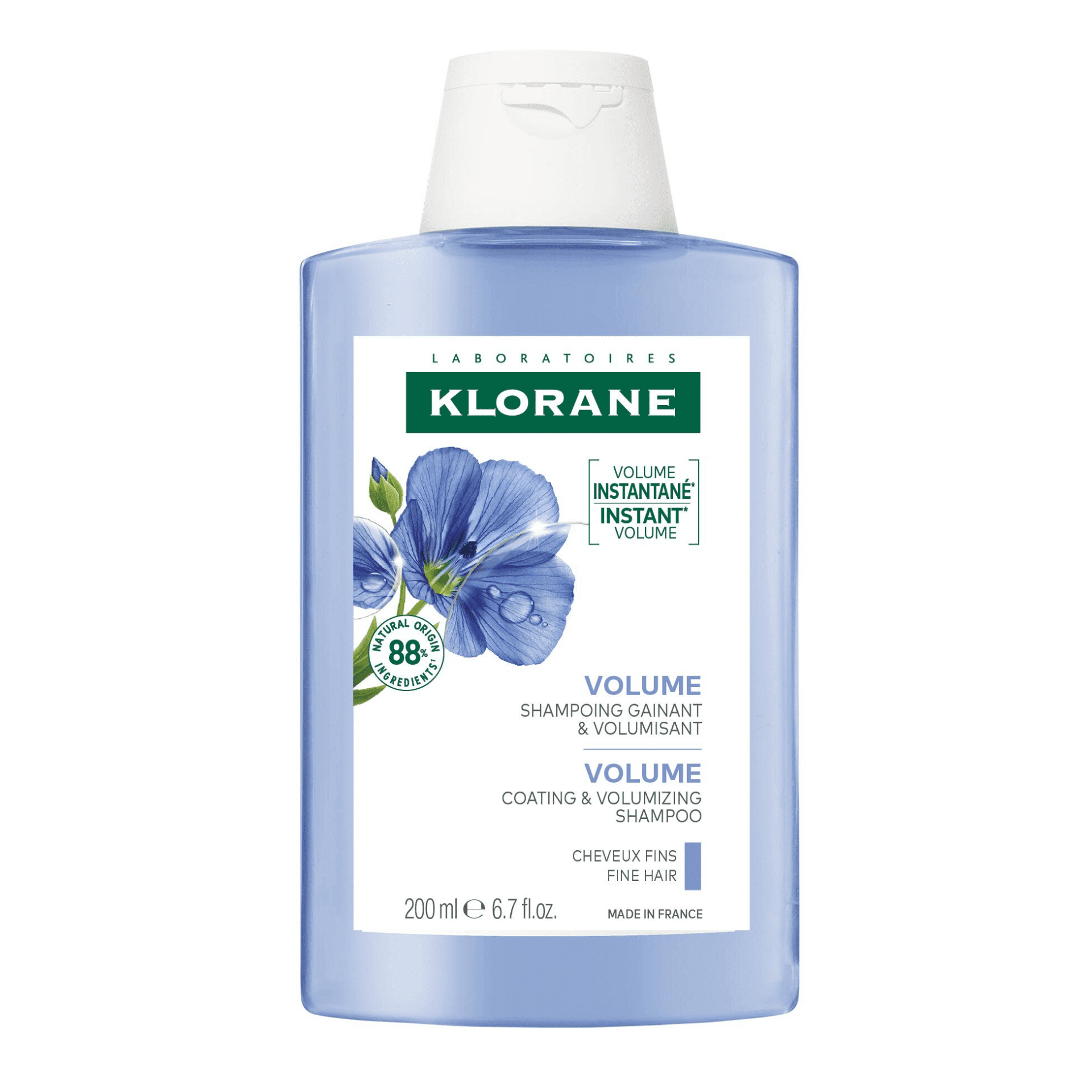 Klorane Vlas Shampoo voor Extra Volume Klorane Vlas Shampoo voor Extra Volume