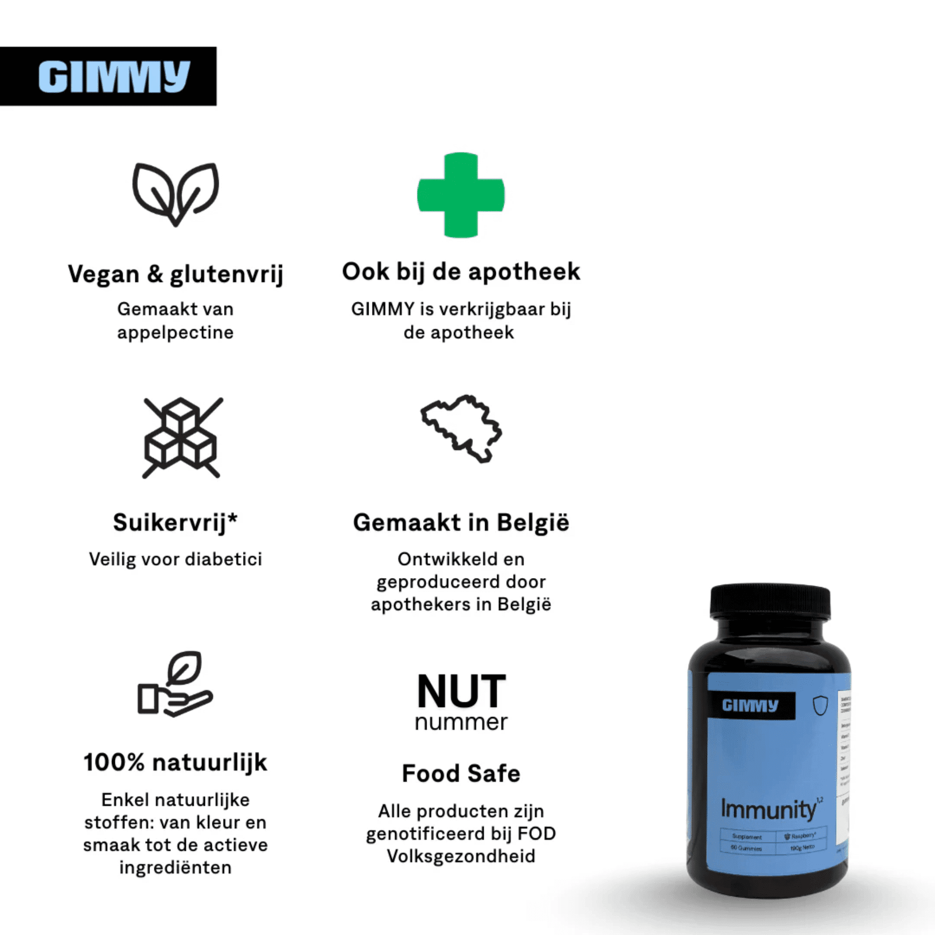 Gimmy Immunity Gommes 60 Gimmy Immunity Gommes 60