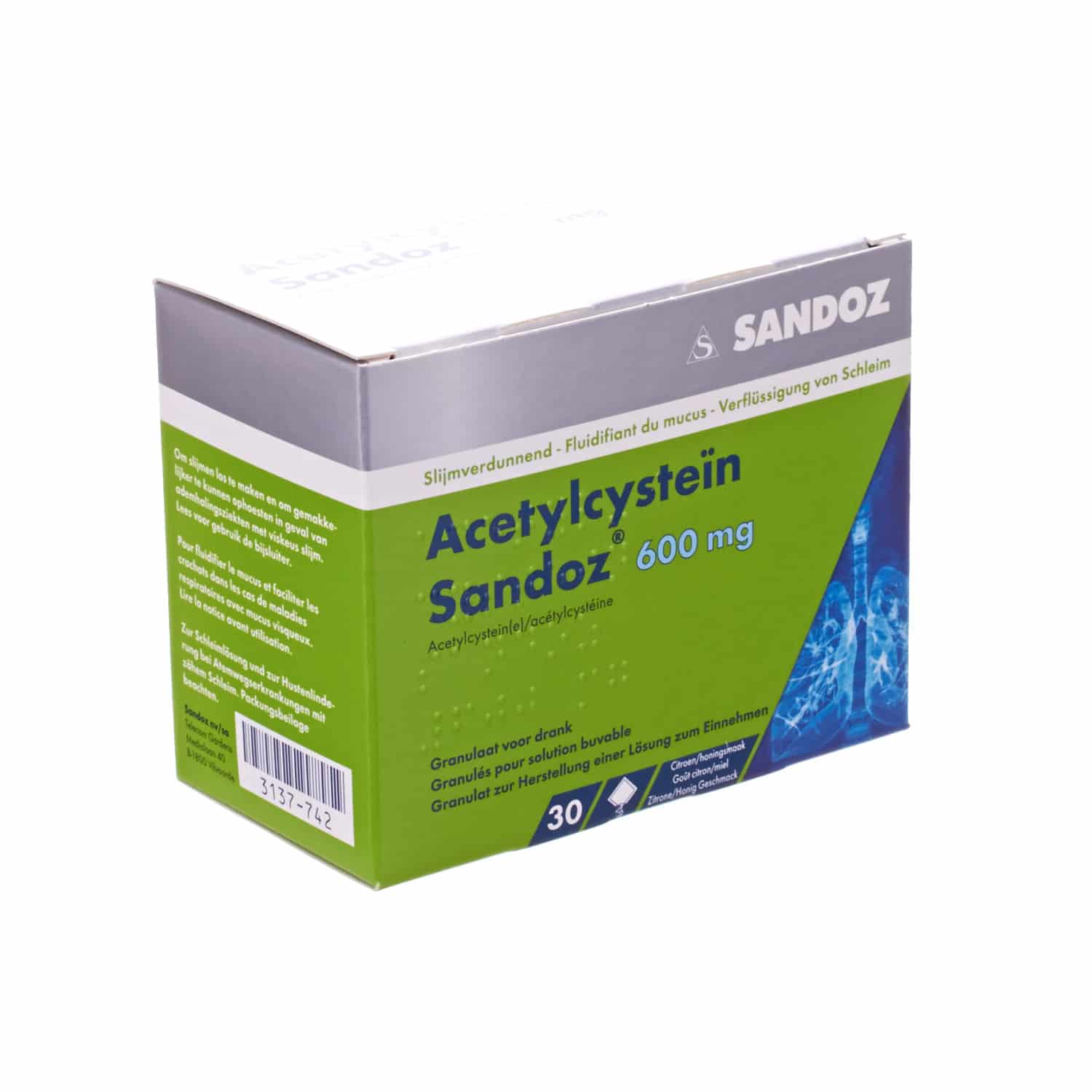 Sandoz Acetylcysteine 600 mg Sandoz Acetylcysteine 600 mg