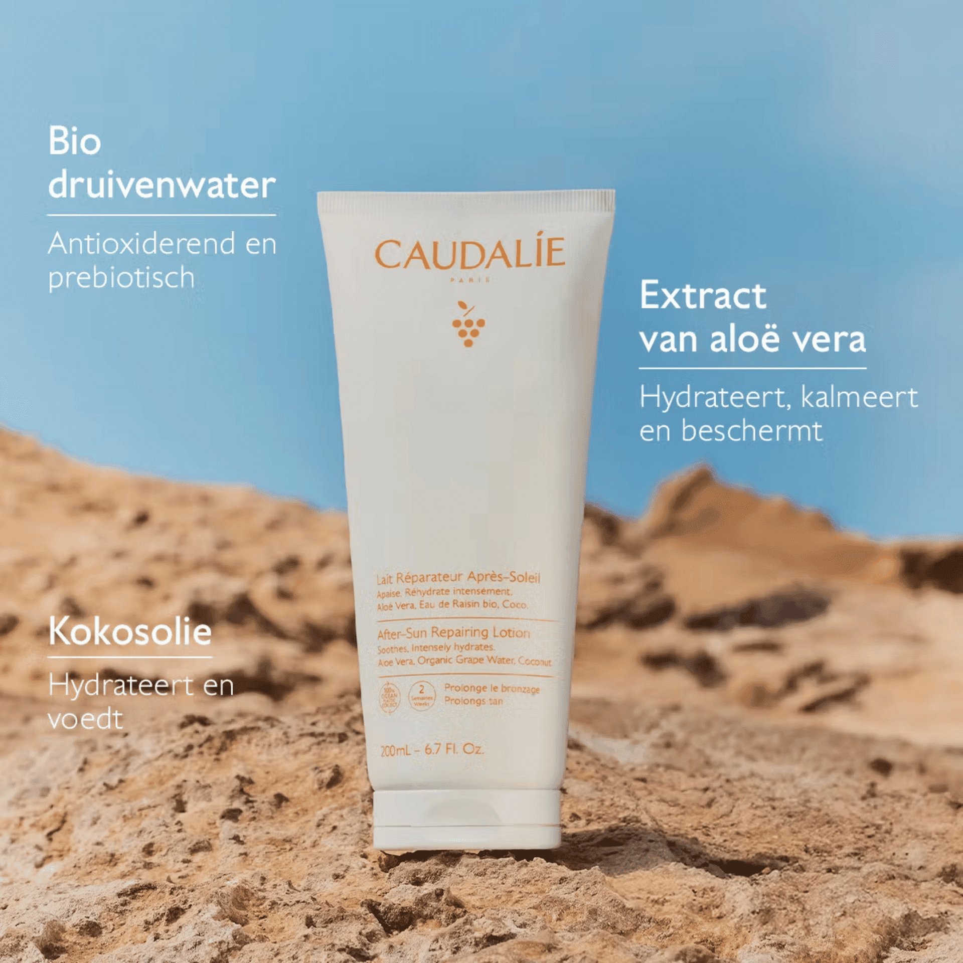 Caudalie Herstellende Aftersunmelk