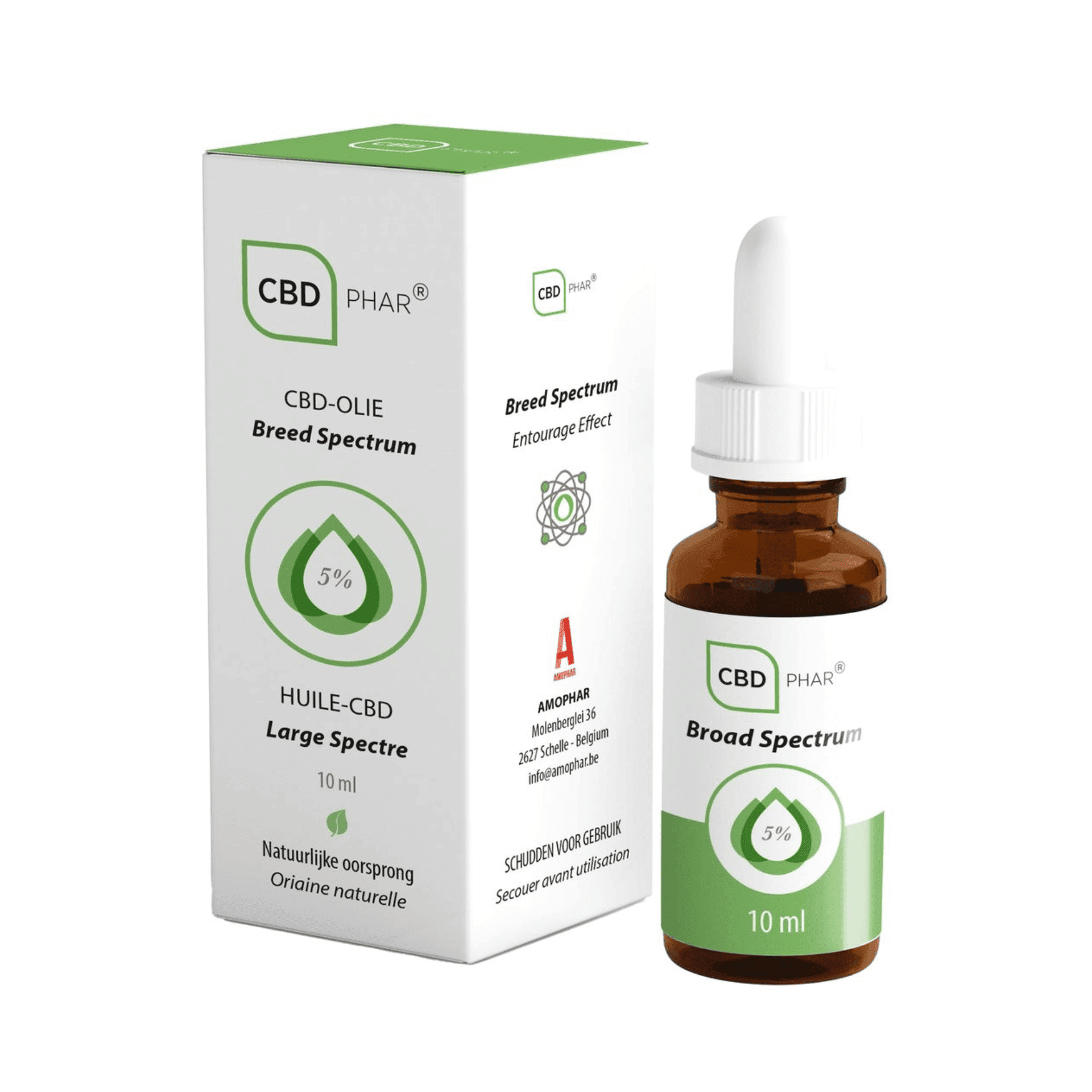 Cbd Huile Large Spectre 5% 10ml Cbd-phar