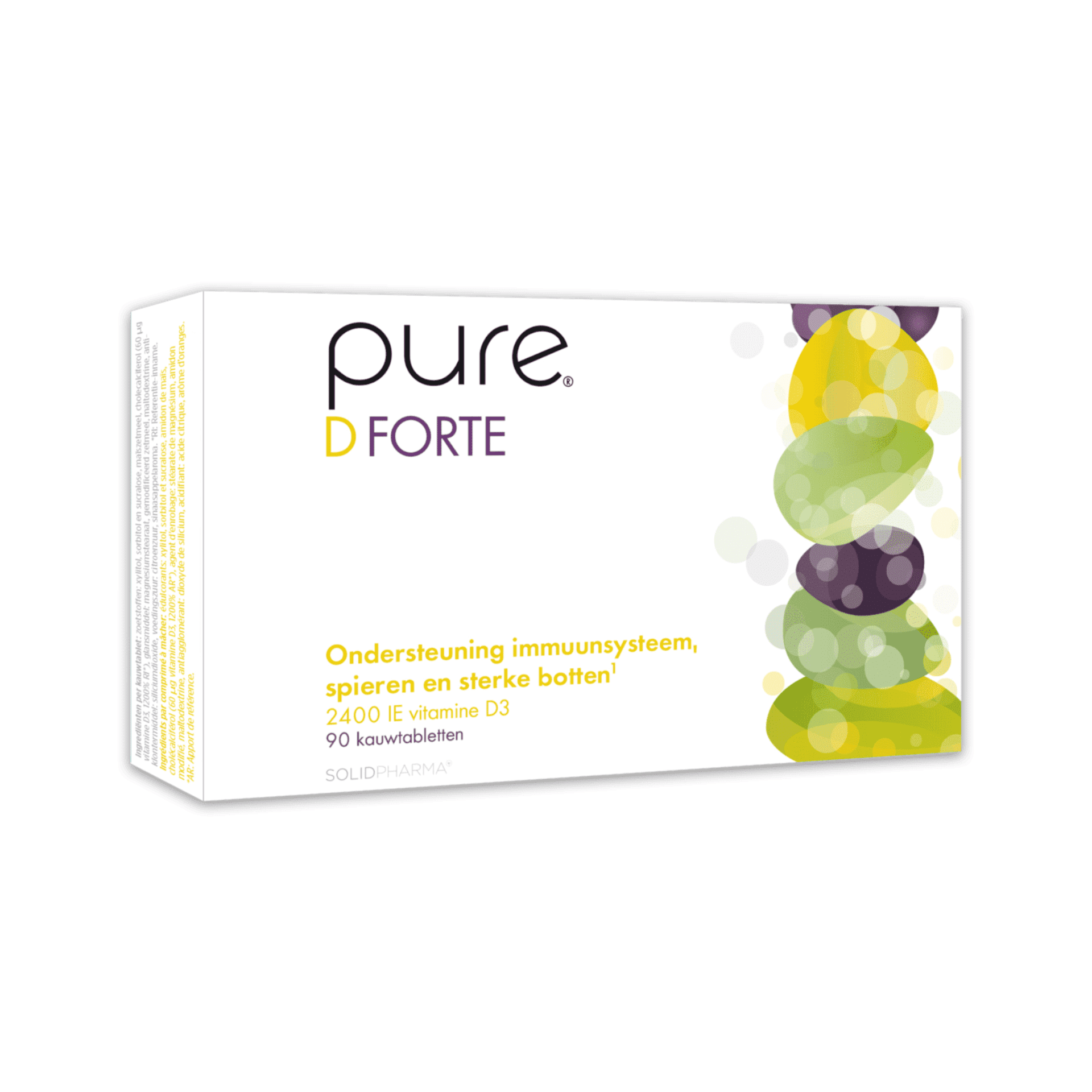 Pure D Forte 90 kauwtabletten Pure D Forte 90 kauwtabletten