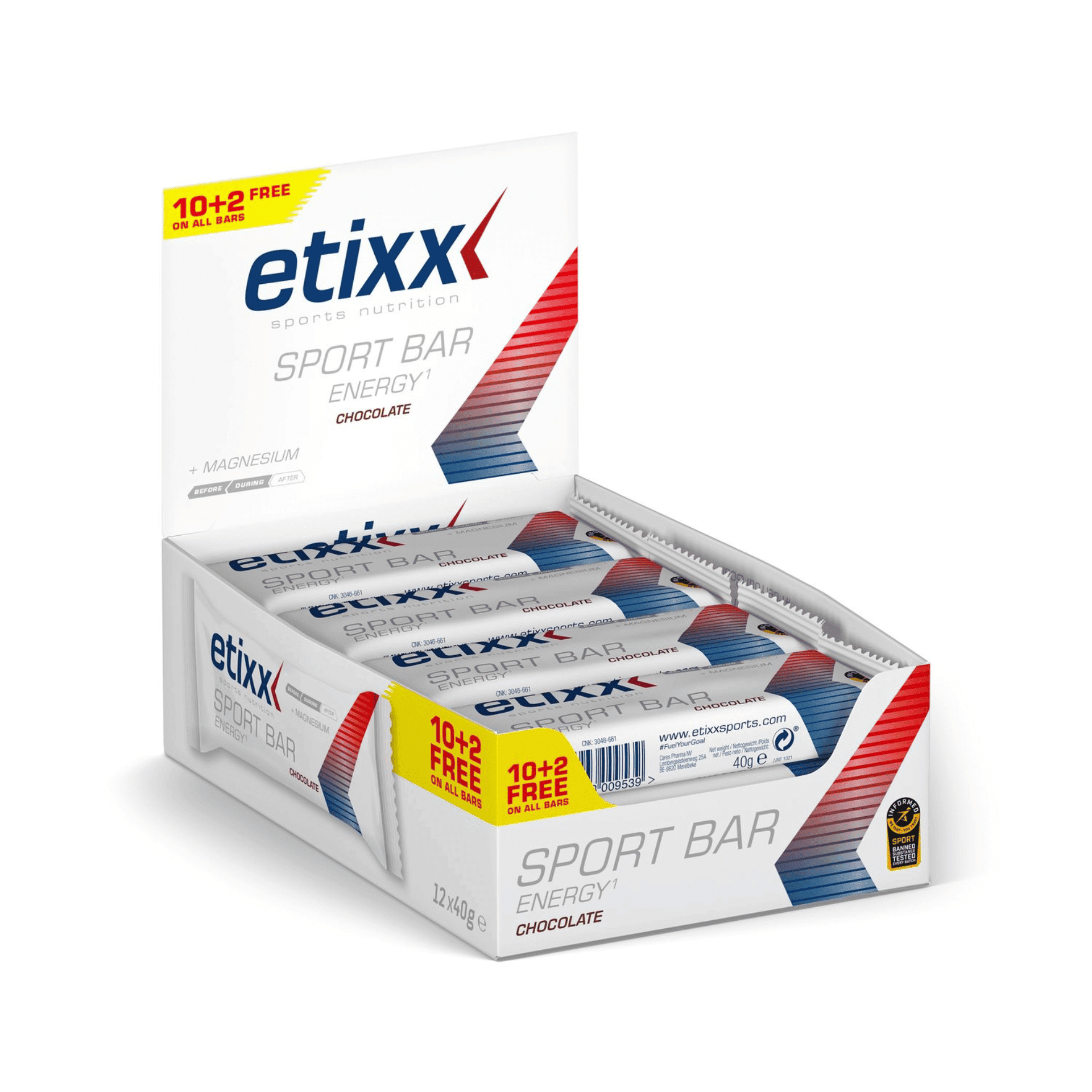 Etixx Energy Sport Bar Chocolade Etixx Energy Sport Bar Chocolade