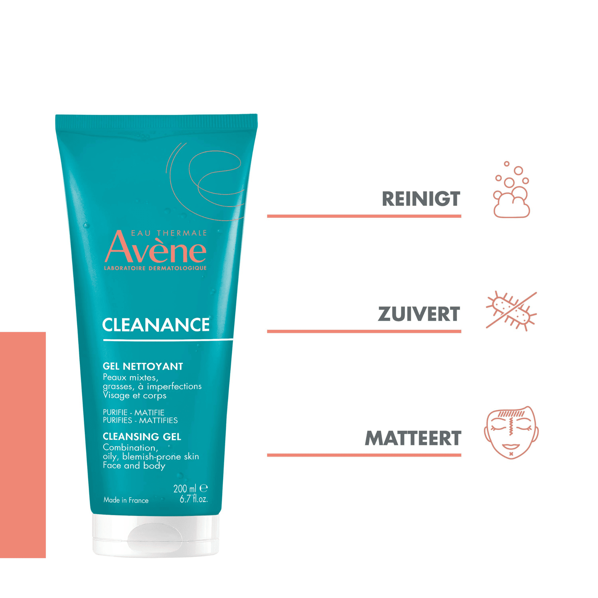 Avène Cleanance Reinigingsgel Avène Cleanance Reinigingsgel