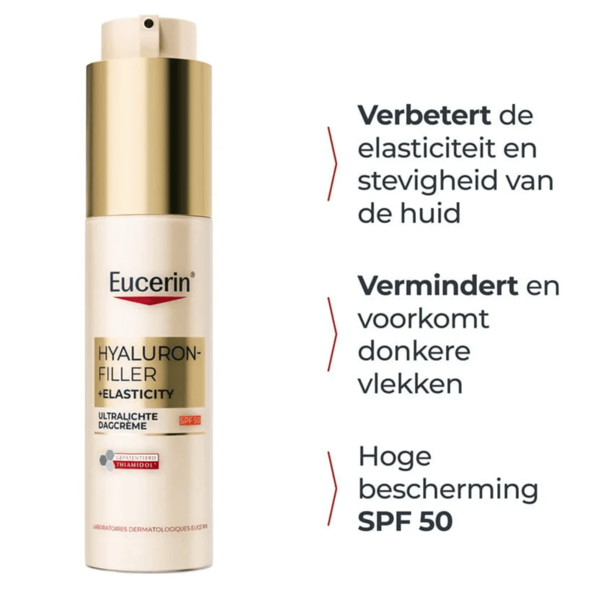 Eucerin Hyaluron-Filler + Elasticity Soin de Jour Ultra-Léger SPF 50 Eucerin Hyaluron-Filler + Elasticity Soin de Jour Ultra-Léger SPF 50