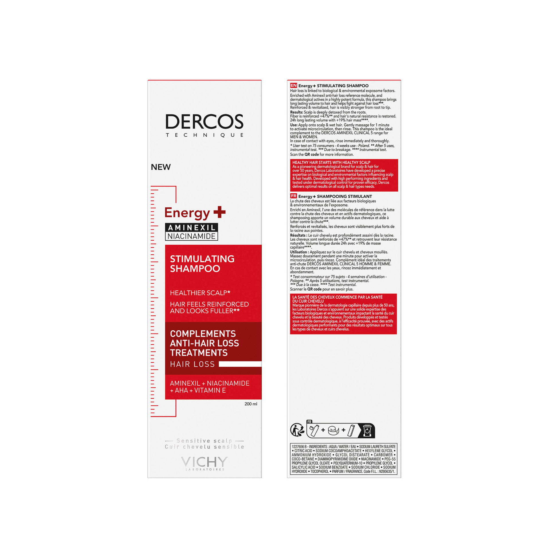 Vichy Dercos Energy+ Stimulerende Shampoo Vichy Dercos Energy+ Stimulerende Shampoo