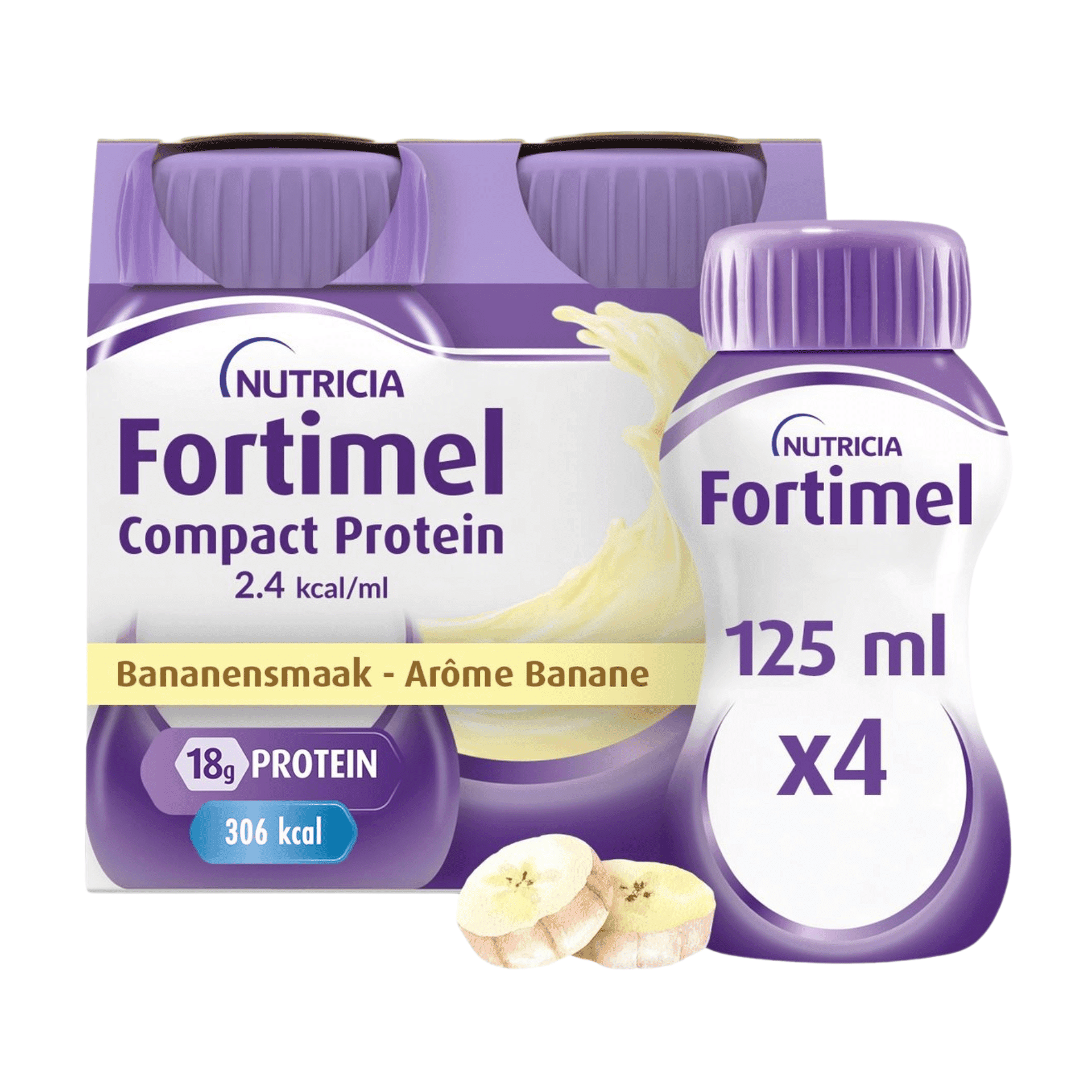 Fortimel Compact Protein 2.4kcal Fraise 4x125ml Fortimel Compact Protein 2.4kcal Fraise 4x125ml