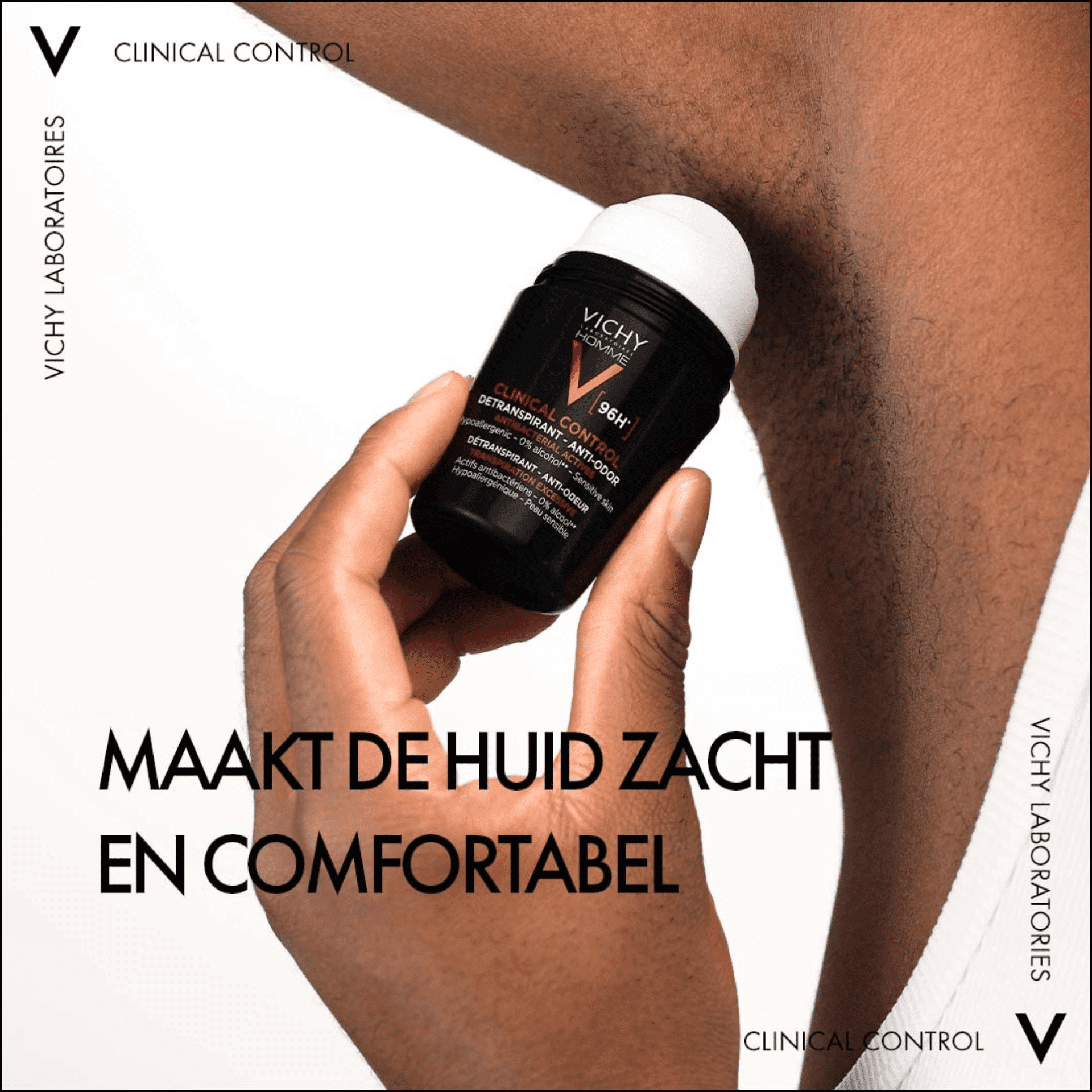 Vichy Homme Clinical Control Detranspirant 96U Roller Vichy Homme Clinical Control Detranspirant 96U Roller