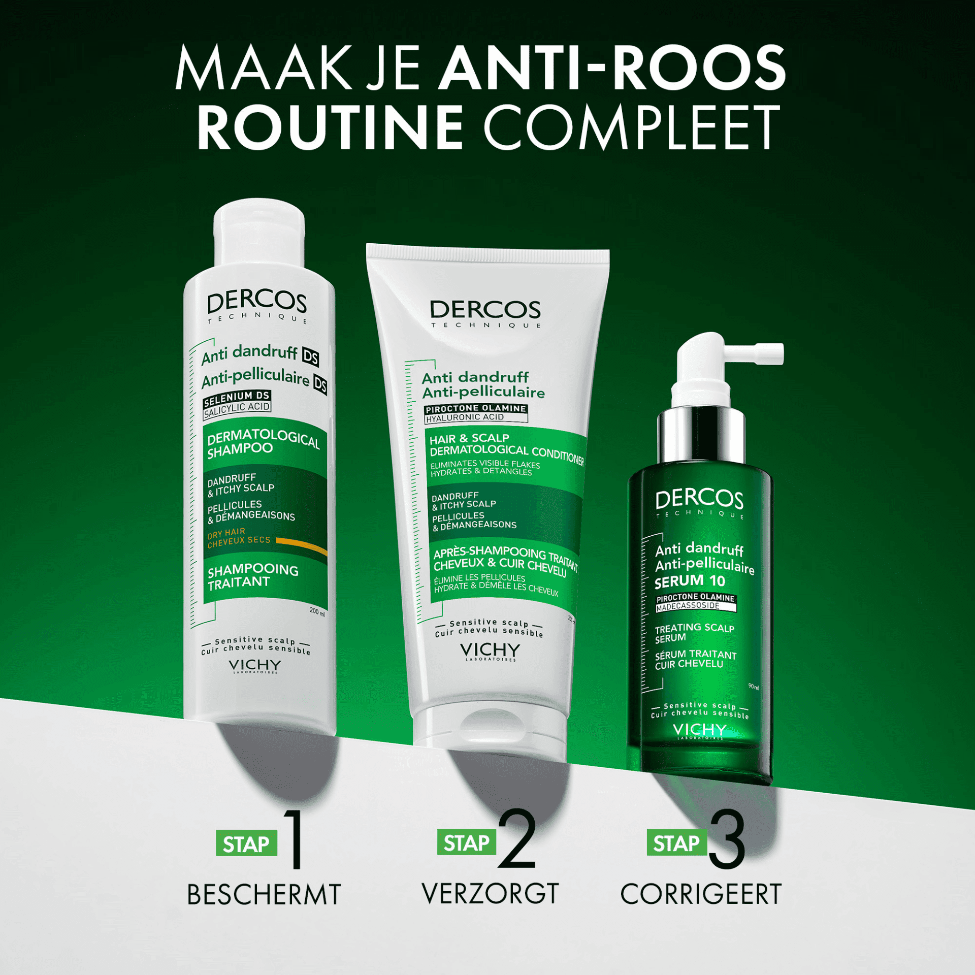 Vichy Dercos Anti-Roos DS Droog Haar