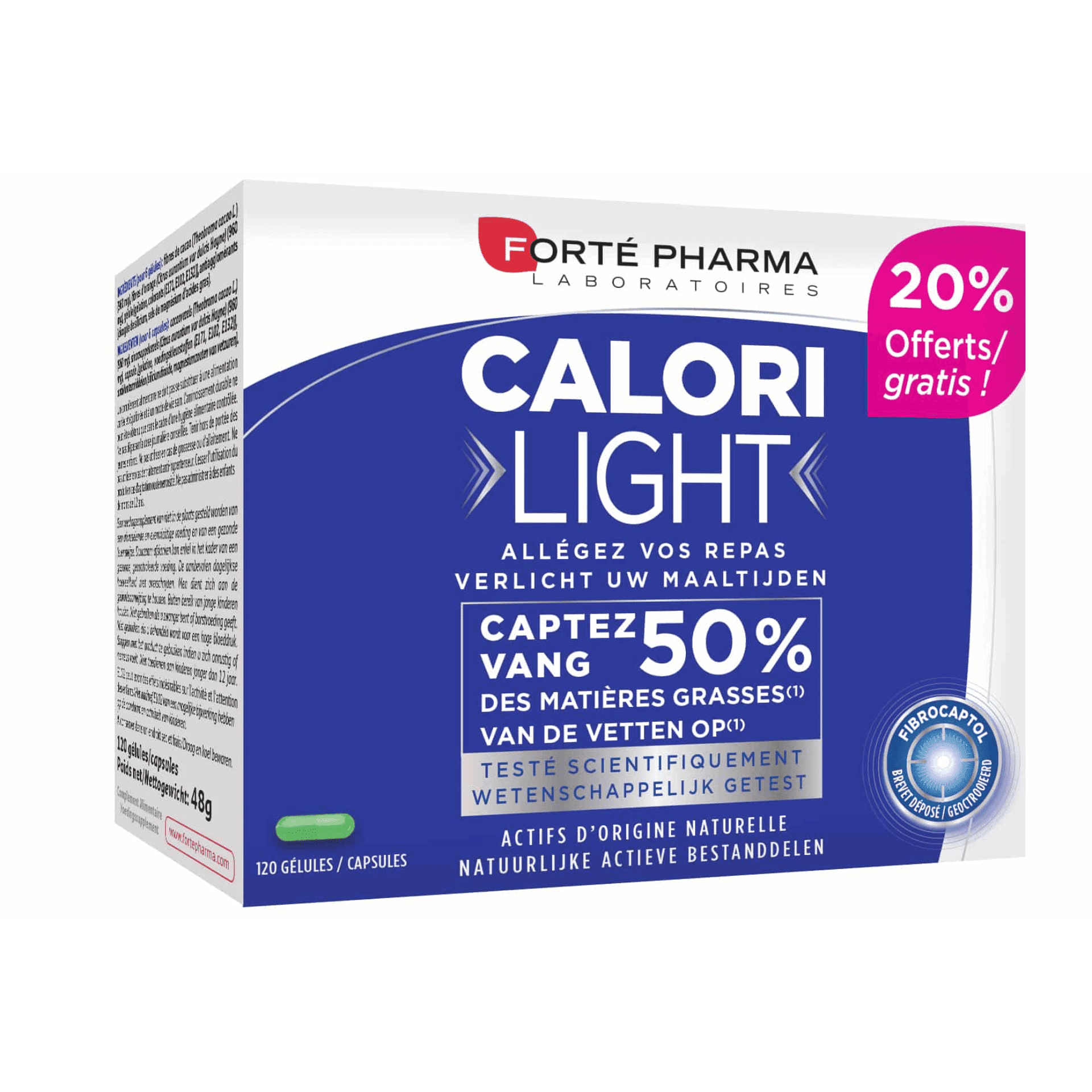 Forté Pharma CaloriLight Promo 120 tabletten Forté Pharma CaloriLight Promo 120 tabletten