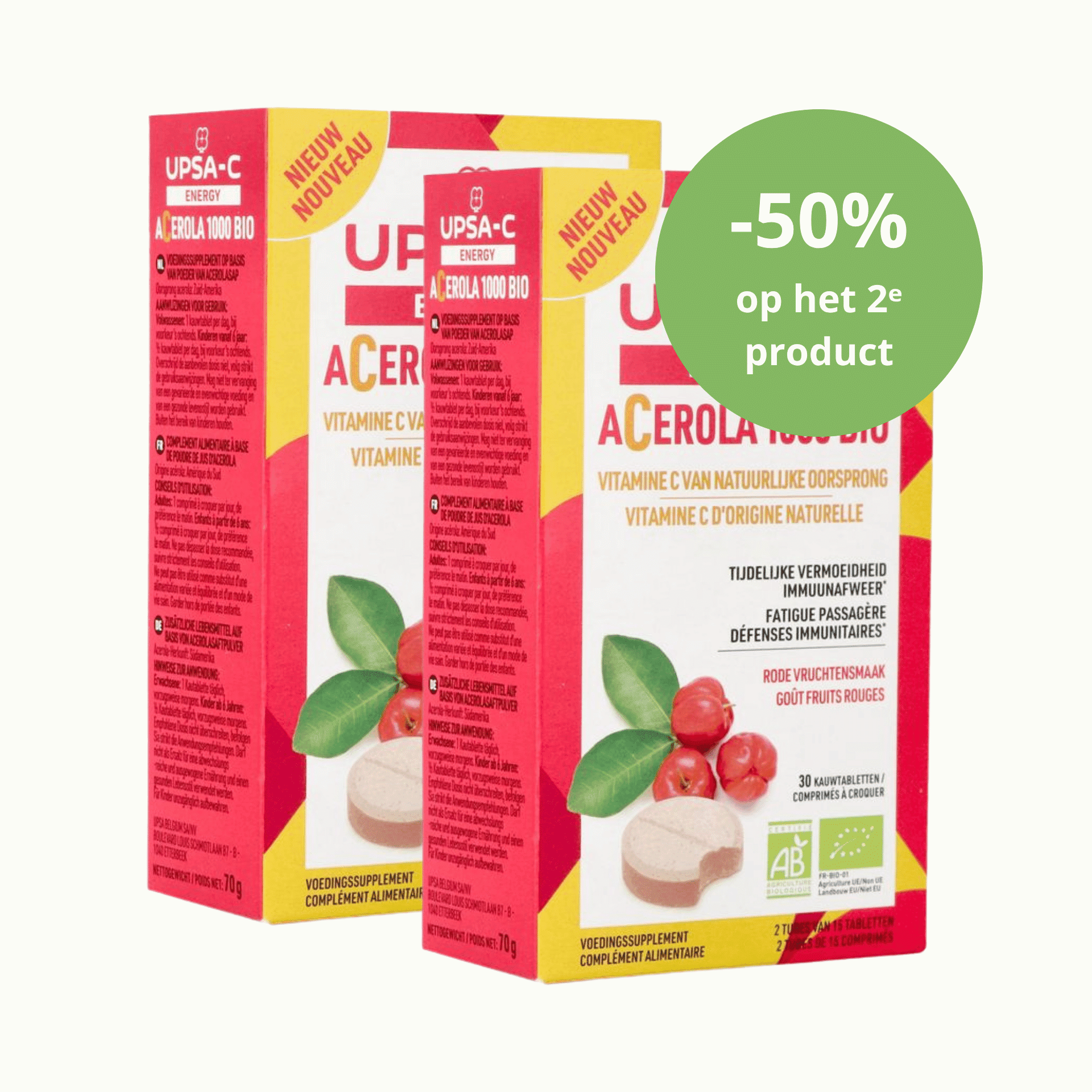 Upsa-C Energy Acerola 1000 Bio 