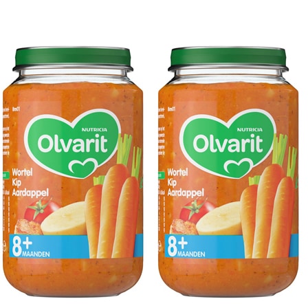 Olvarit Wortel-Kip-Aardappel 8+ Olvarit Wortel-Kip-Aardappel 8+