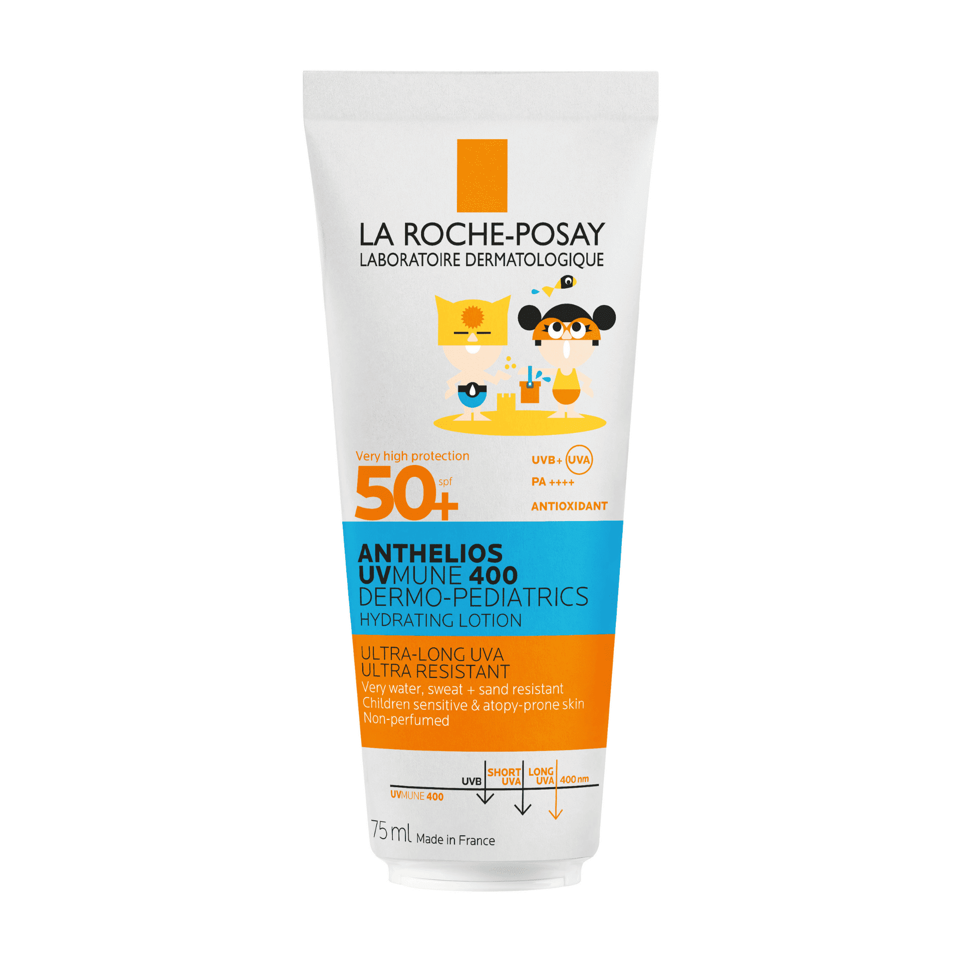 La Roche-Posay Anthelios UVMune400 Dermo-Pediatrics Hydraterende Melk SPF 50+ La Roche-Posay Anthelios UVMune400 Dermo-Pediatrics Hydraterende Melk SPF 50+