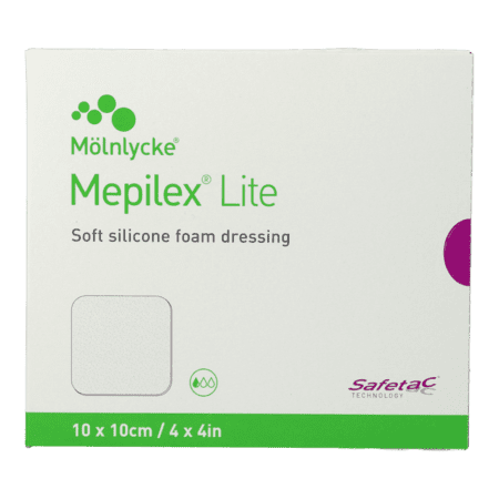 Mepilex Lite Dun Verband 10 x 10 cm Mepilex Lite Dun Verband 10 x 10 cm