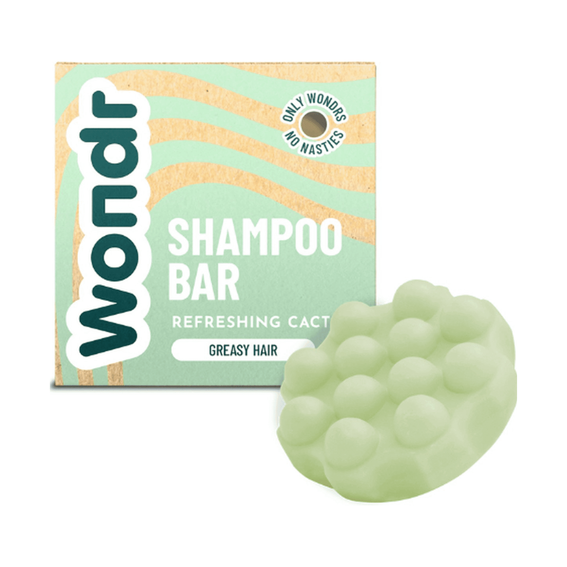 Wondr Shampoo Bar Refreshing Cactus 55g Wondr Shampoo Bar Refreshing Cactus 55g