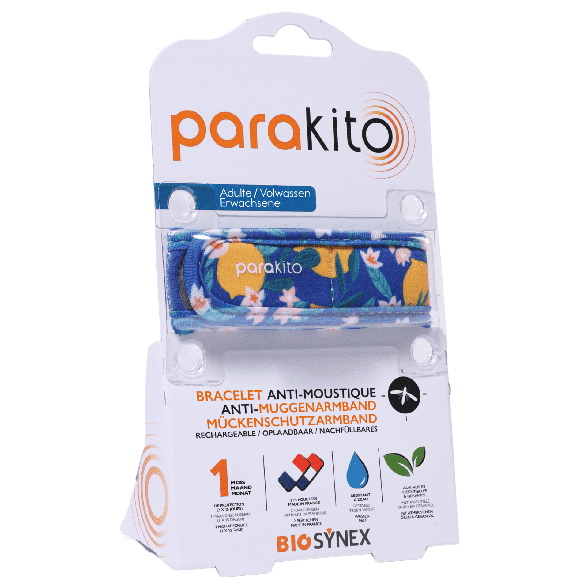 Parakito Volwassenen Anti-Muggenarmband