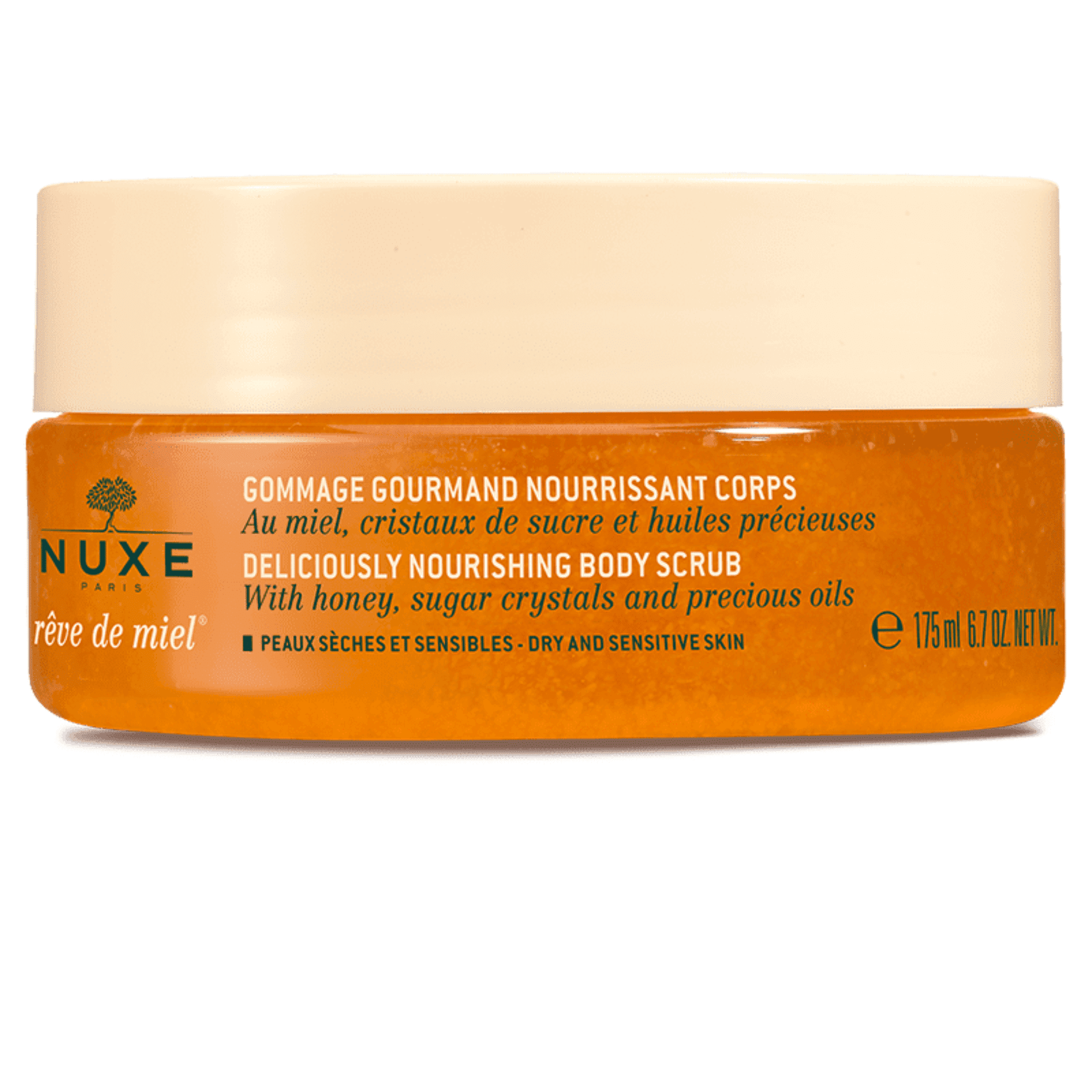 Nuxe Rêve de Miel Voedende Lichaamsscrub 175 ml Nuxe Rêve de Miel Voedende Lichaamsscrub 175 ml