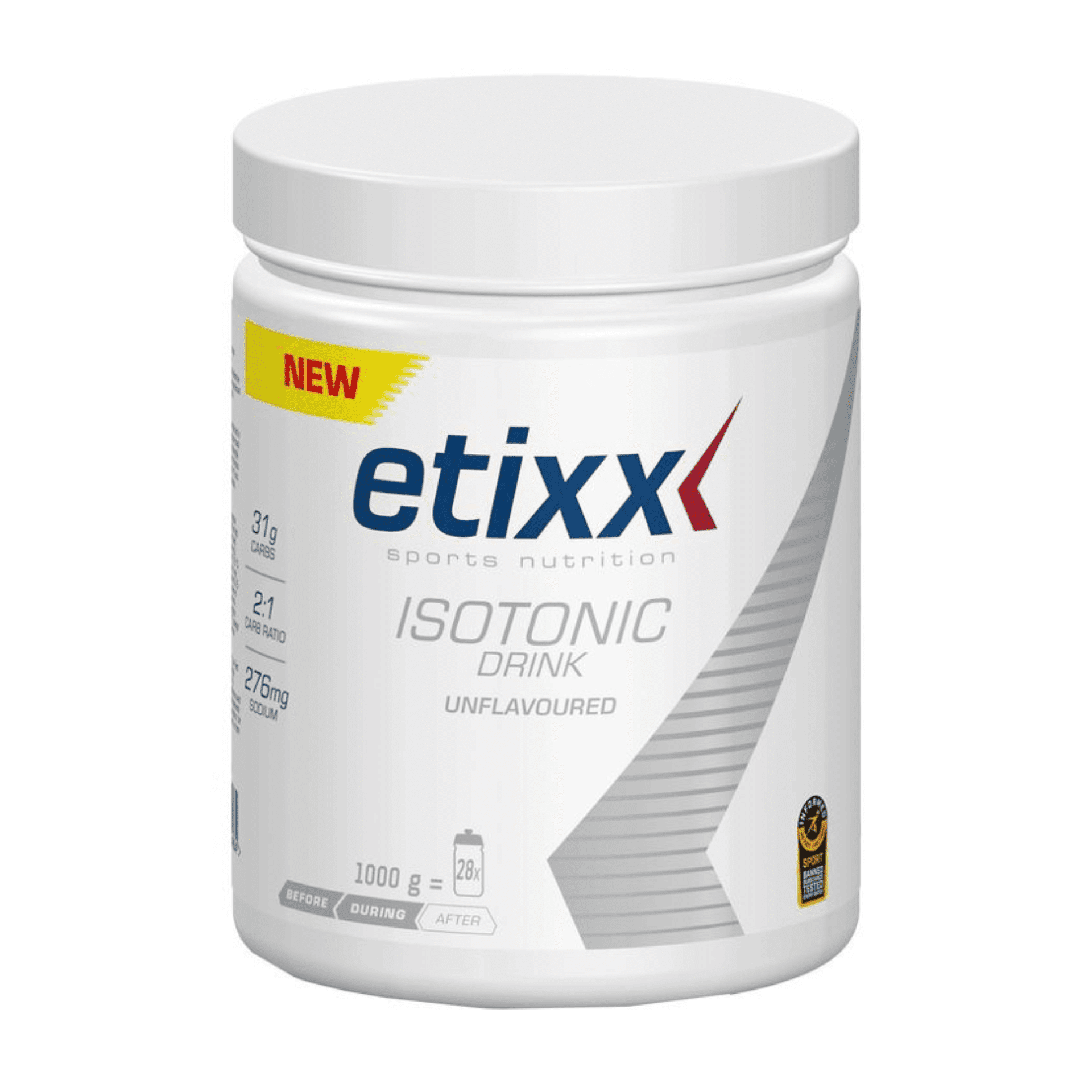 Etixx Isotonic Unflavoured 1kg Etixx Isotonic Unflavoured 1kg