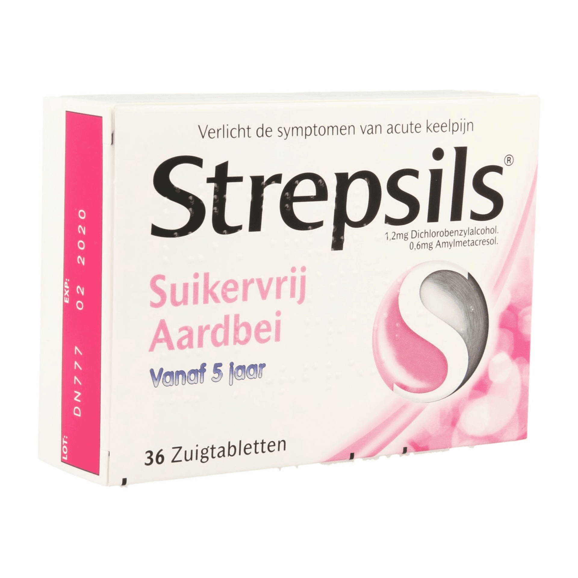 Strepsils Suikervrij Aardbei