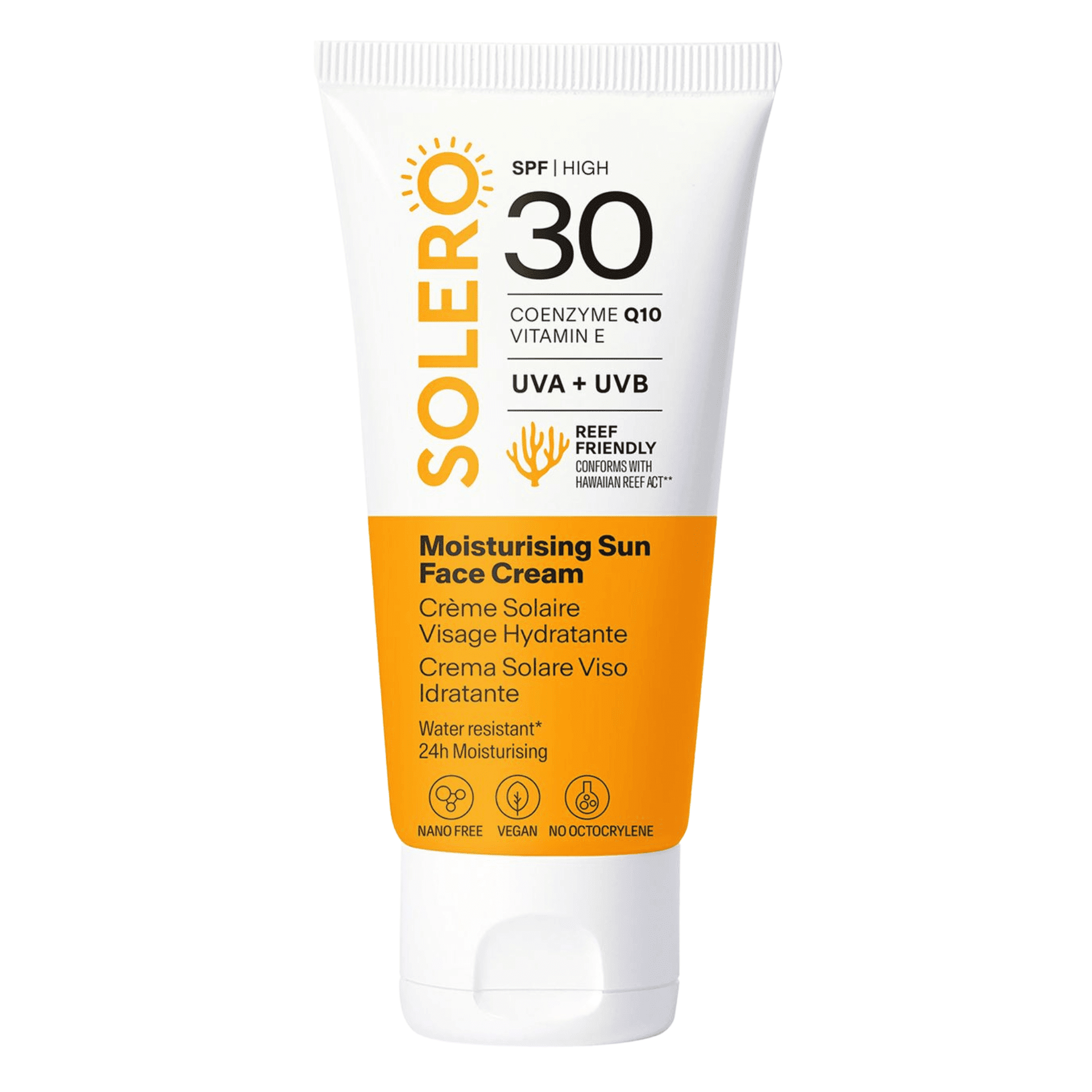 Solero Moisturising Sun Face Cream SPF 30 Solero Moisturising Sun Face Cream SPF 30