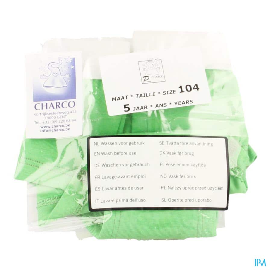 Charco Broekje Nachtwekker Meisje Groen Maat 104 Charco Broekje Nachtwekker Meisje Groen Maat 104