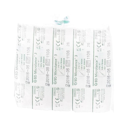 BD Microlance 3 21 G x 5/8 RB 0,80 x 16 mm Groen BD Microlance 3 21 G x 5/8 RB 0,80 x 16 mm Groen