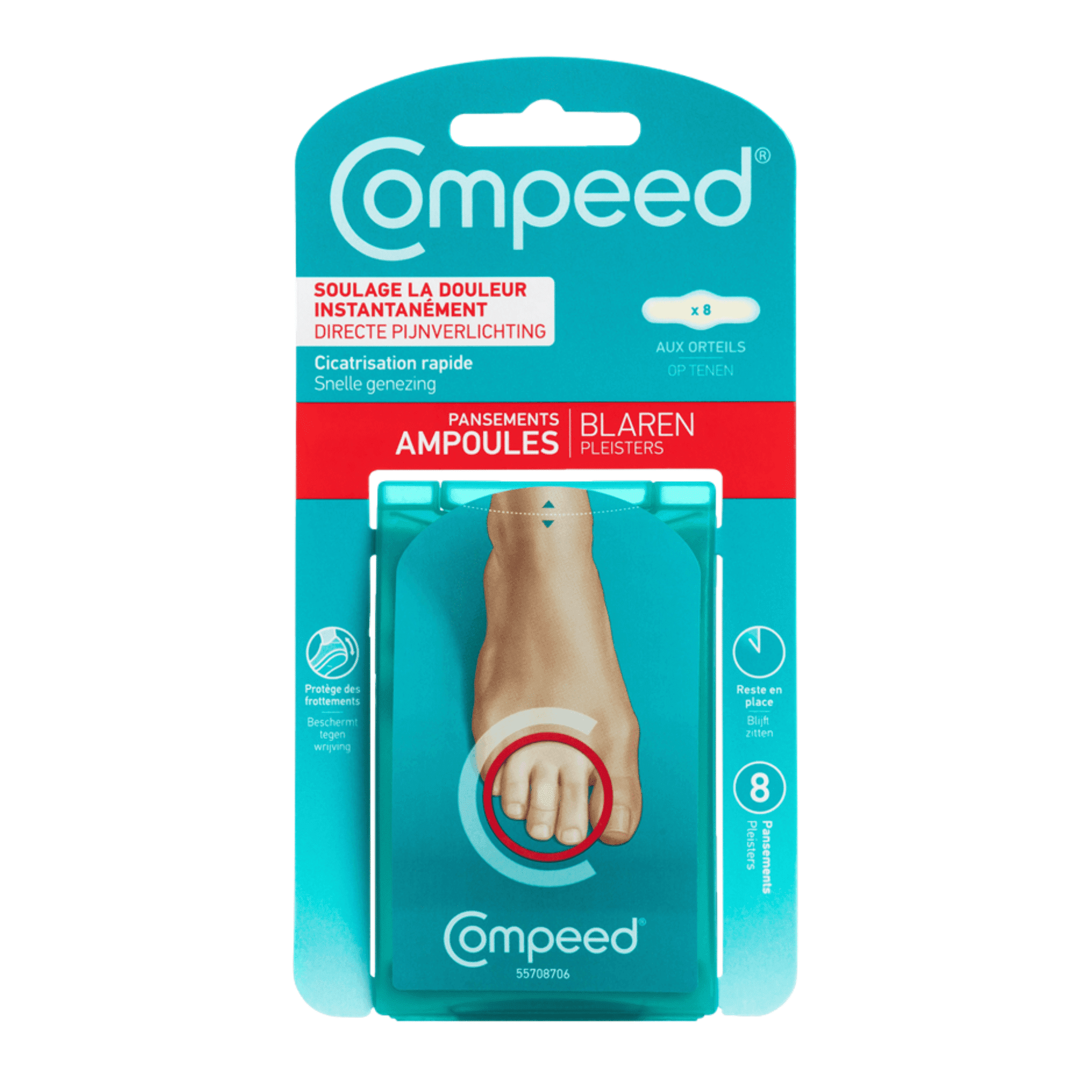 Compeed Blarenpleisters op Tenen