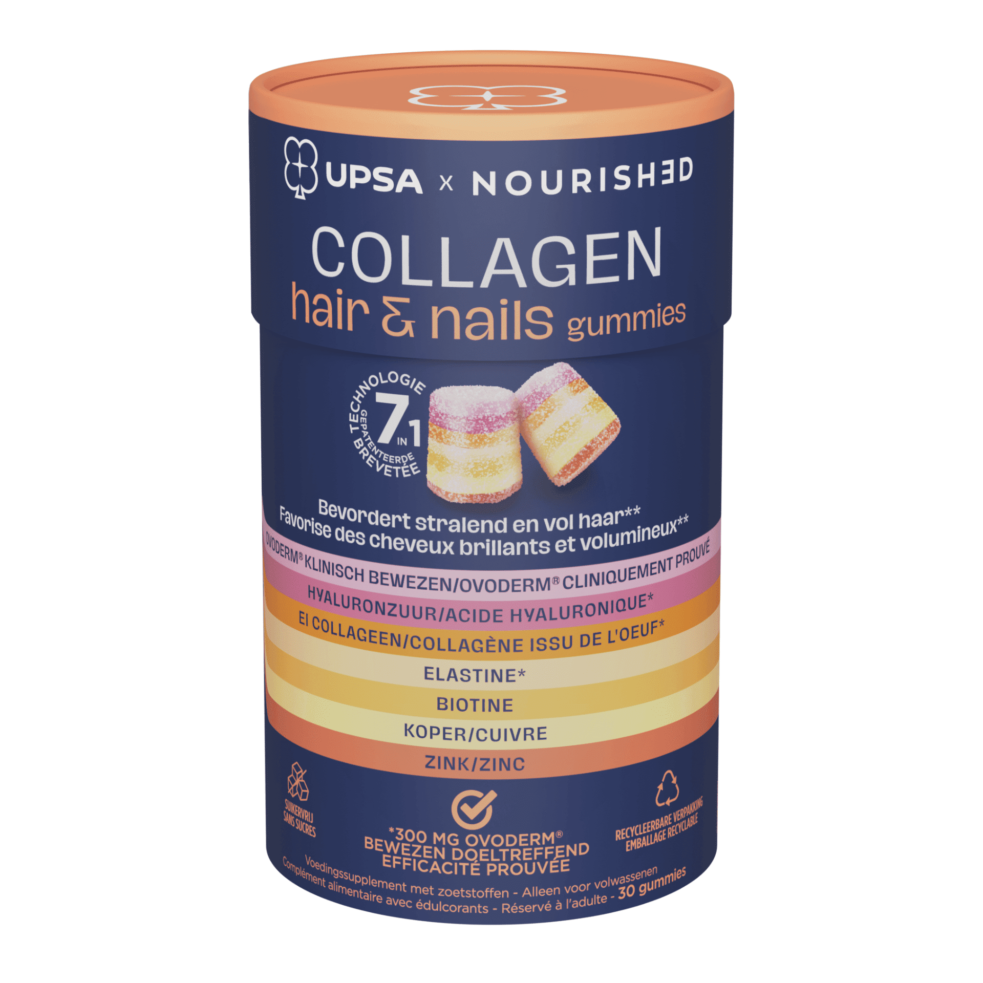 UPSA NOURISHED COLLAGEN HAIR & NAILS 15X