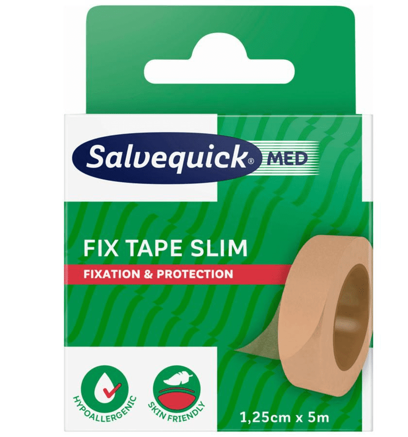 Salvequickmed Fix Tape Slim 1,25 cm x 5 m Salvequickmed Fix Tape Slim 1,25 cm x 5 m