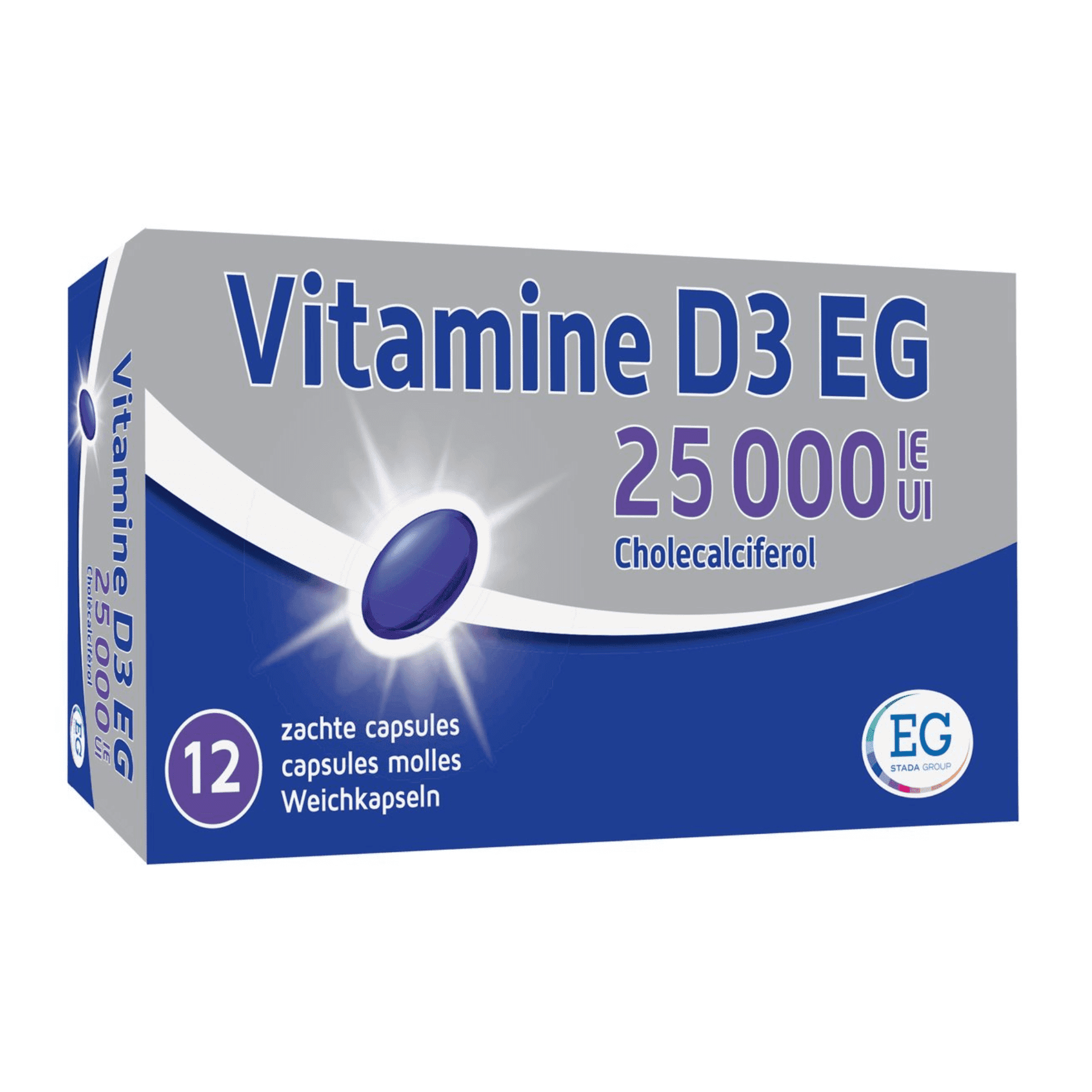 VITAMINE D EG 25000 I.E. 12 CAPS VITAMINE D EG 25000 I.E. 12 CAPS