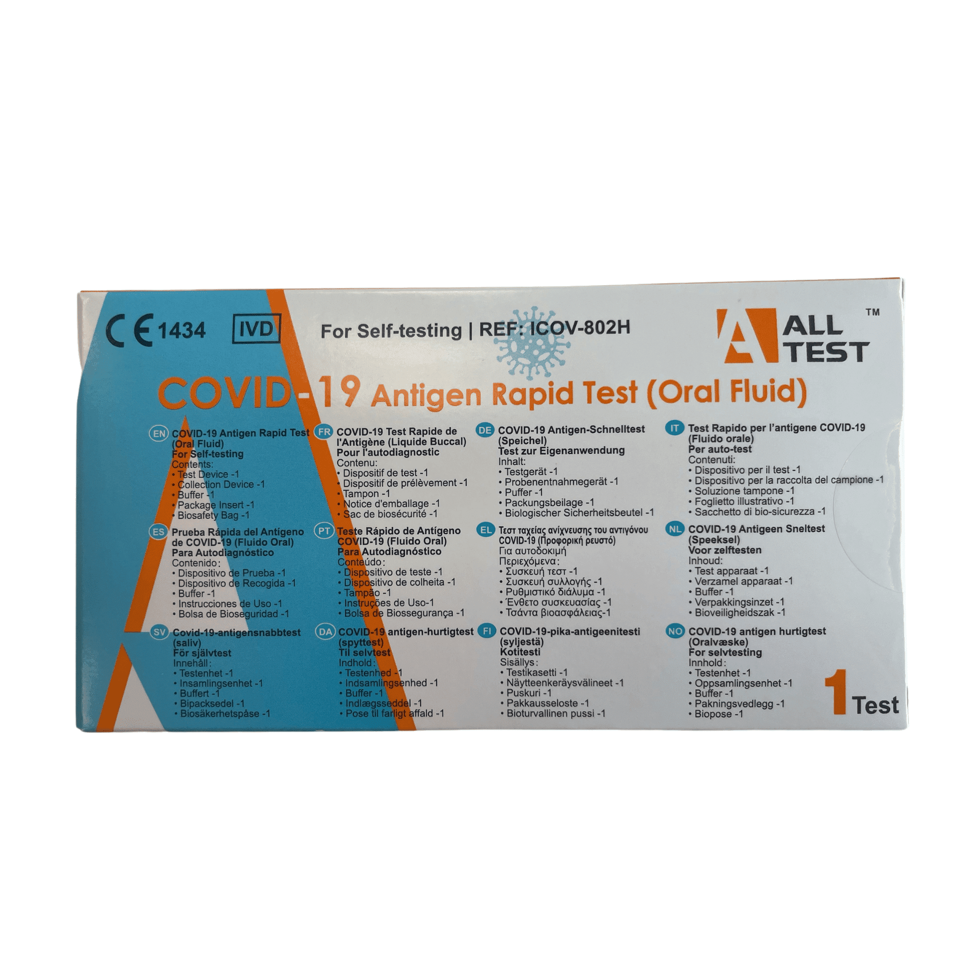 Covid-19 Antigen Rapid Test Speekseltest Covid-19 Antigen Rapid Test Speekseltest