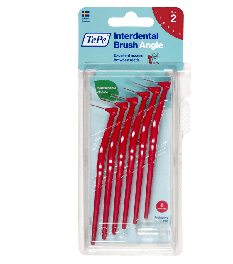 Tepe Angle Interdentale Borstel 0,5 mm Rood Tepe Angle Interdentale Borstel 0,5 mm Rood