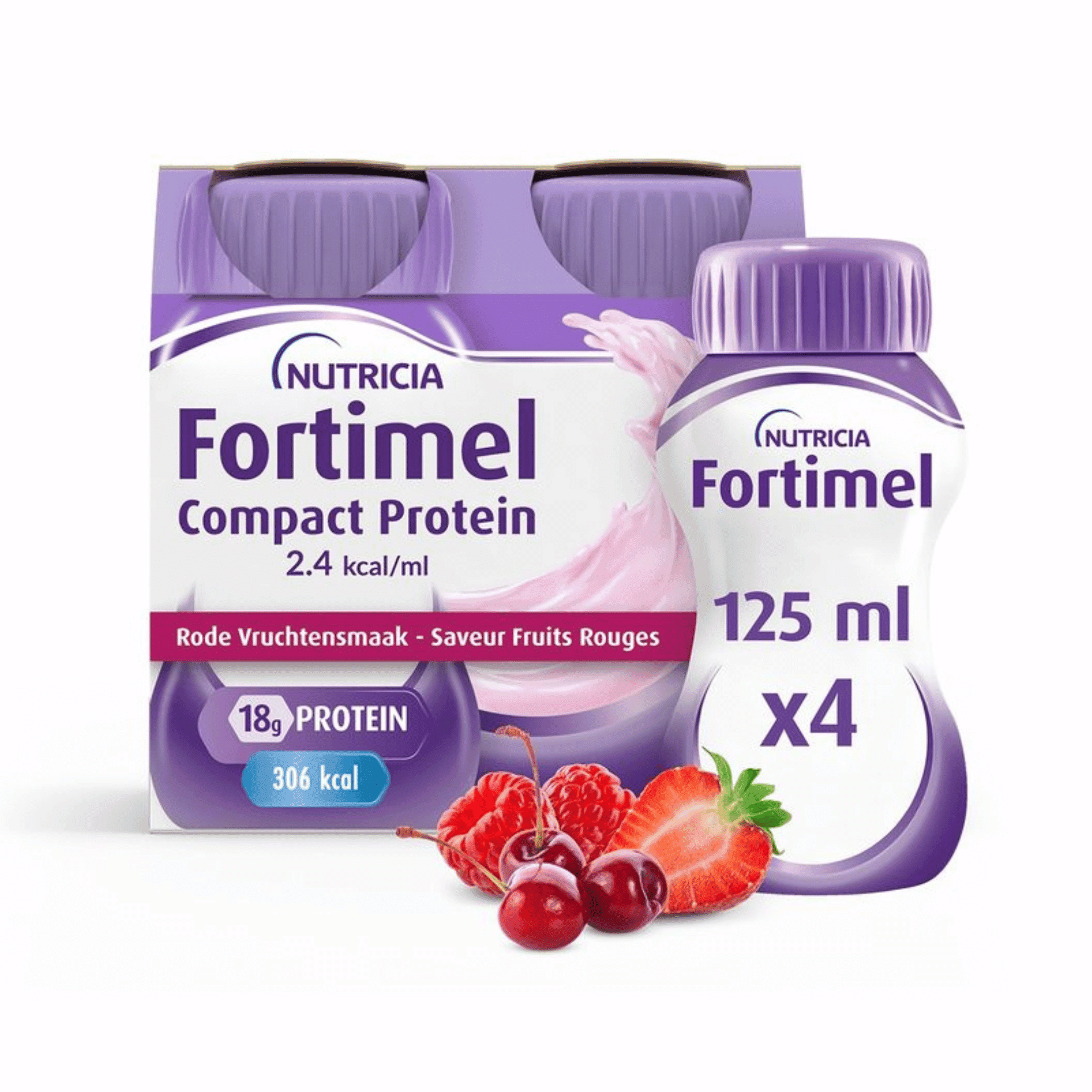Fortimel Compact Protein 2.4kcal F.foret 4x125ml Fortimel Compact Protein 2.4kcal F.foret 4x125ml