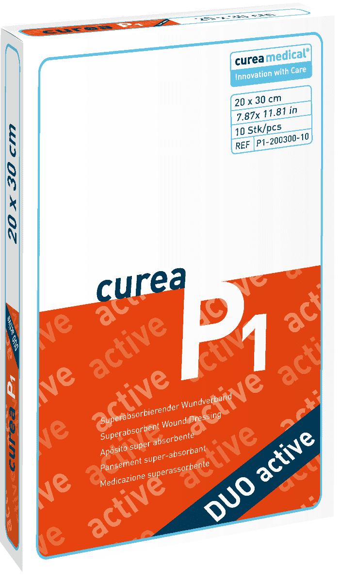 Curea P1 Superabsorberend Wondverband Duo Active 20x30cm