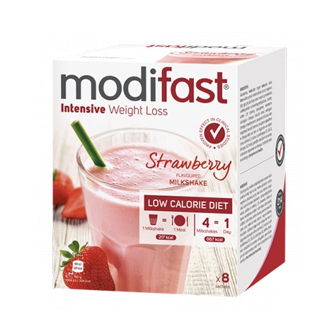Modifast Intensive Milkshake Aardbei Modifast Intensive Milkshake Aardbei