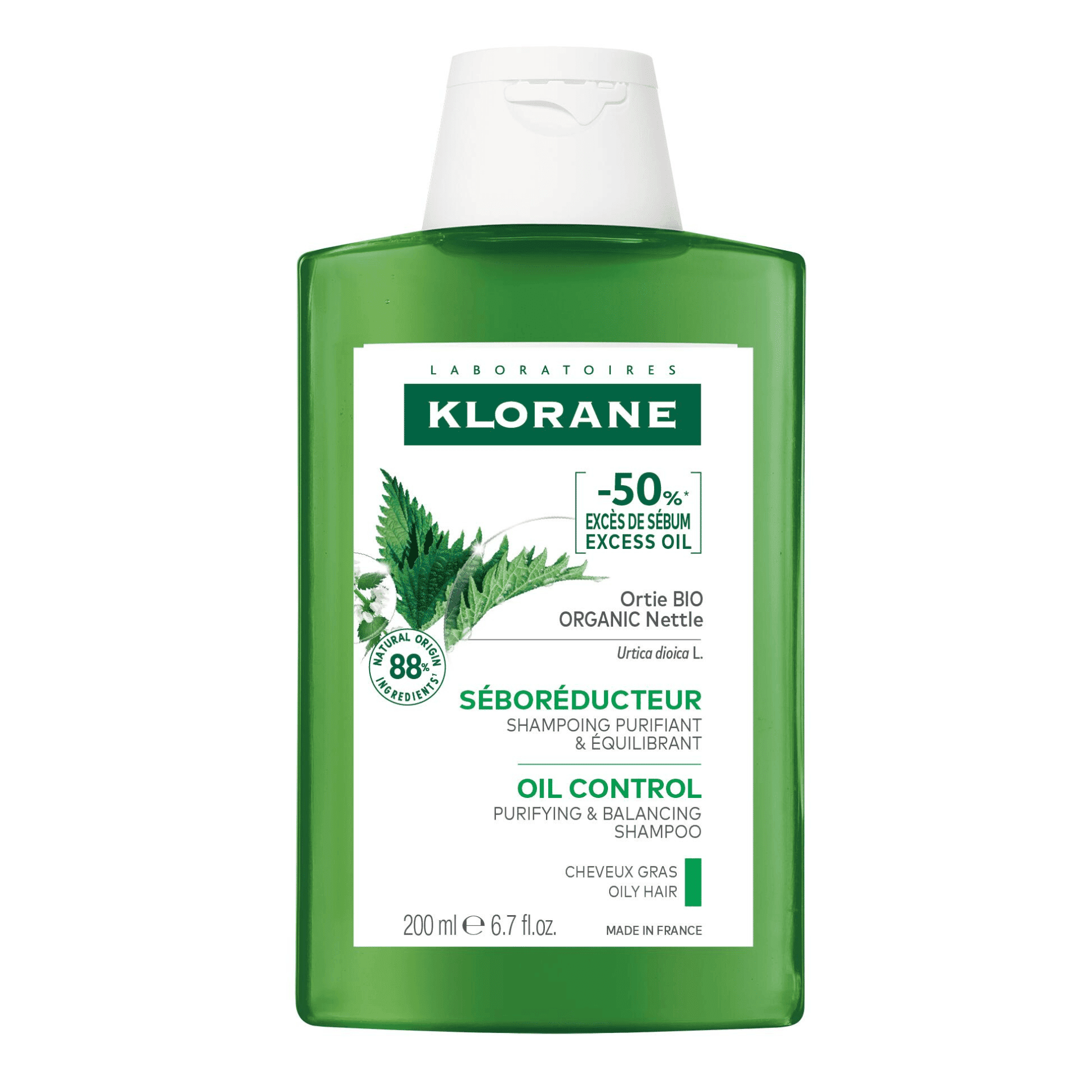 Klorane Brandnetel Talgregulerende Shampoo